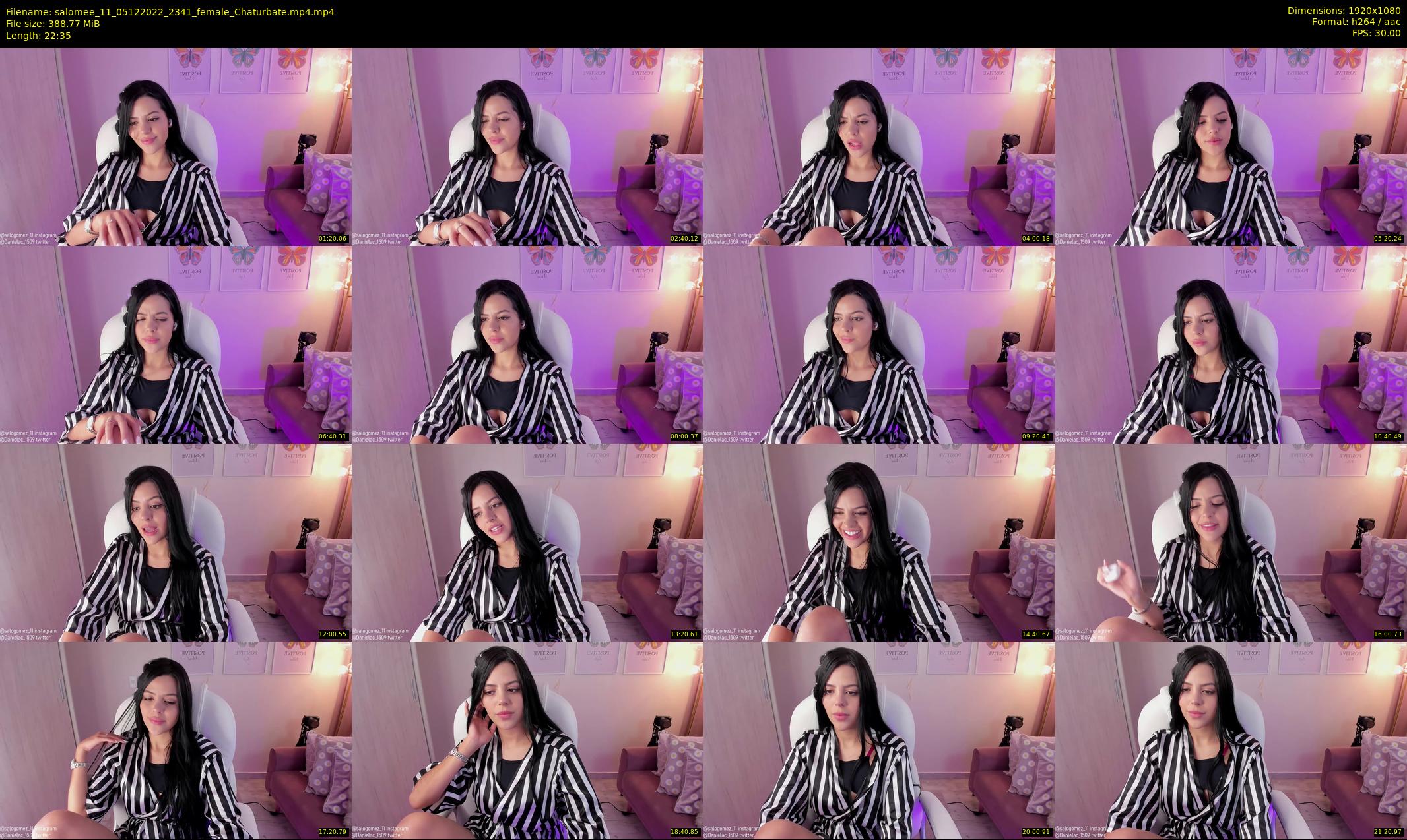 salomee_11 — 23 minute Chaturbate female cam show recording, 1080p, Dec 5, 2022