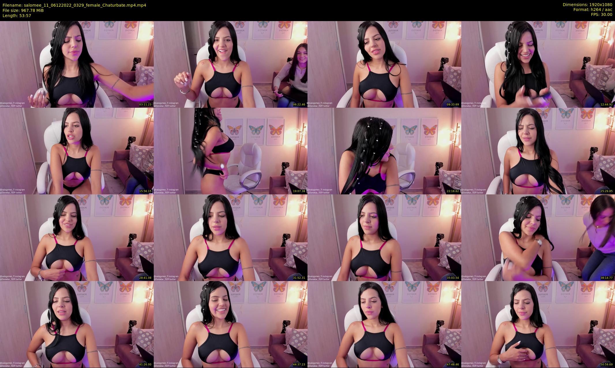 salomee_11 — 54 minute Chaturbate female cam show recording, 1080p, Dec 6, 2022
