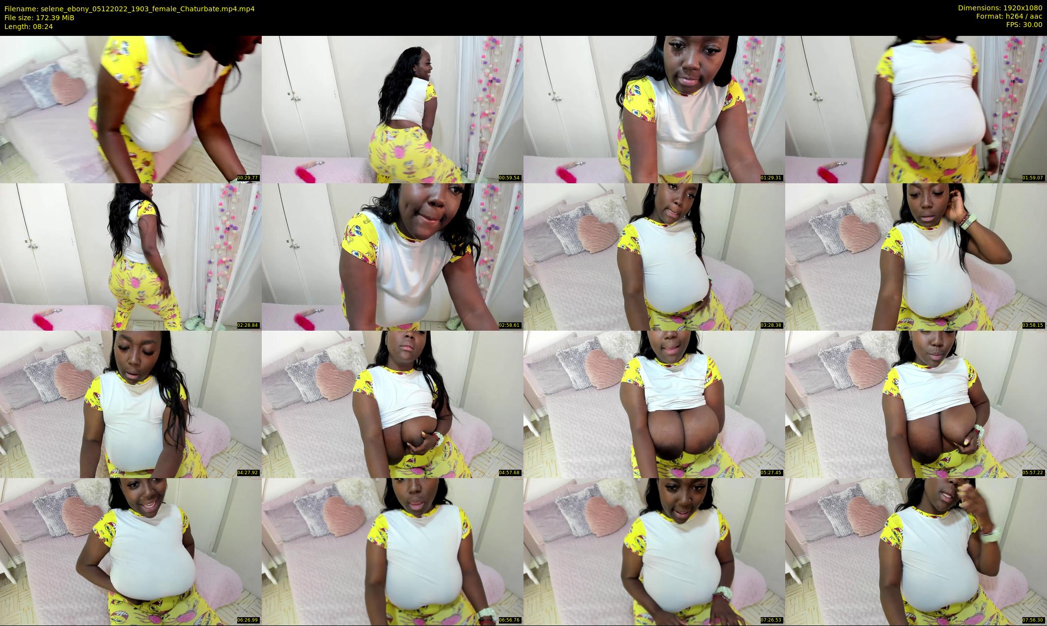 selene_ebony — 9 minute Chaturbate female cam show recording, 1080p, Dec 5, 2022