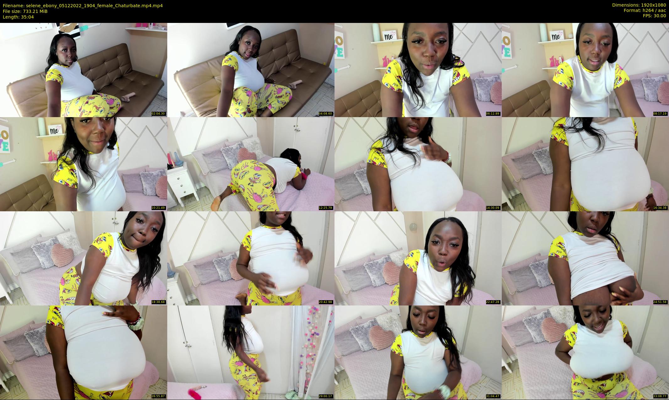 selene_ebony — 36 minute Chaturbate female cam show recording, 1080p, Dec 5, 2022