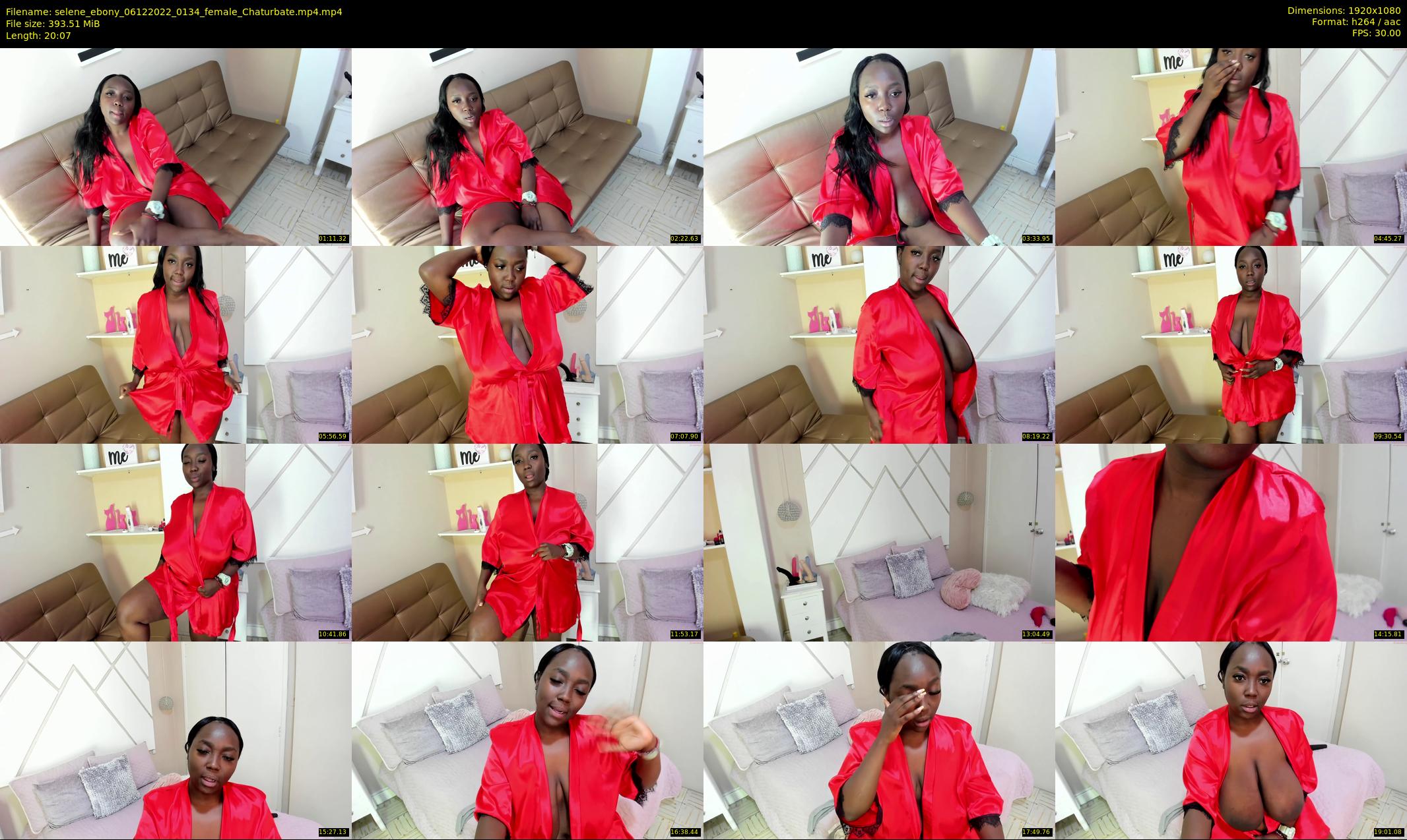 selene_ebony — 21 minute Chaturbate female cam show recording, 1080p, Dec 6, 2022