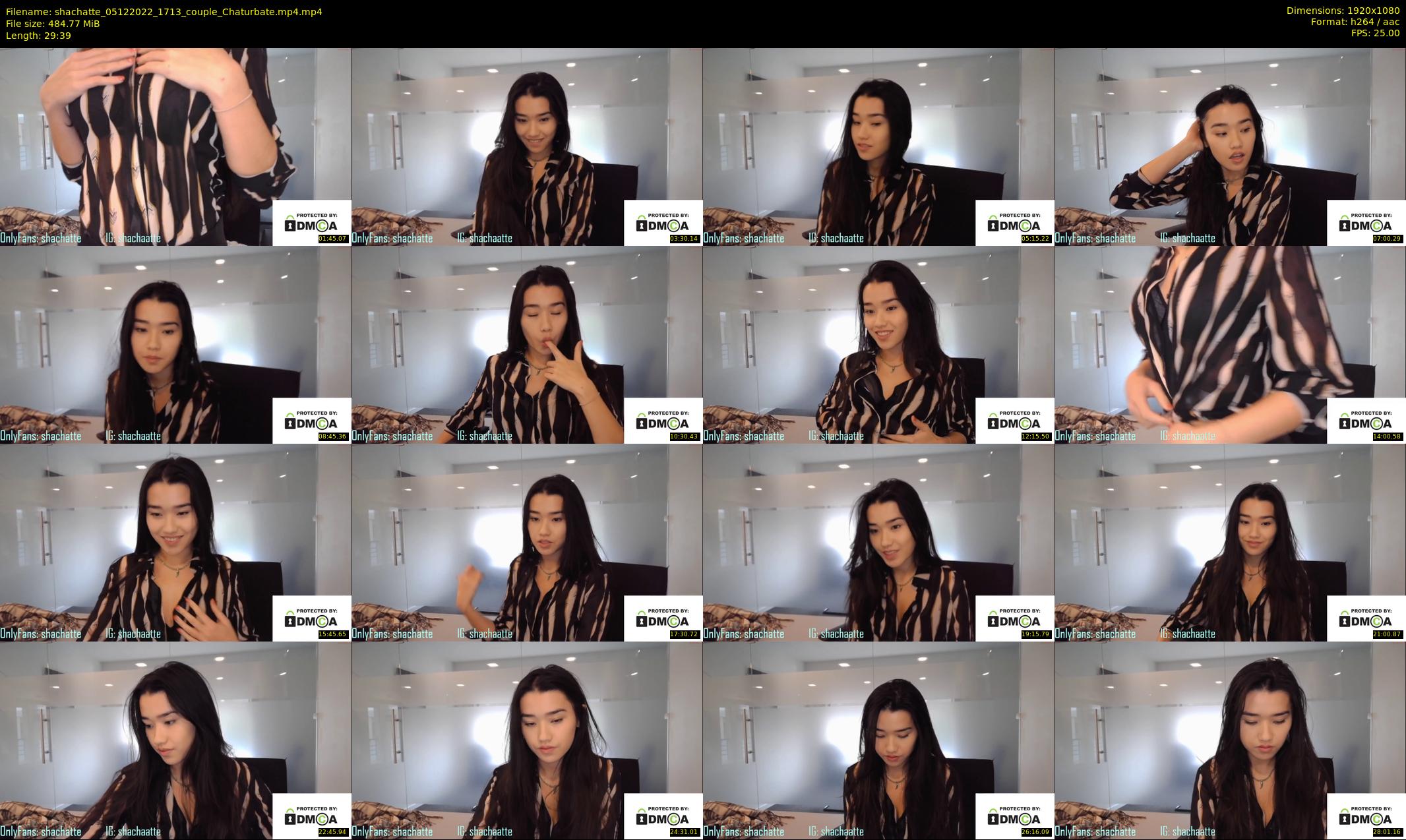 shachatte — 30 minute Chaturbate couple cam show recording, 1080p, Dec 5, 2022