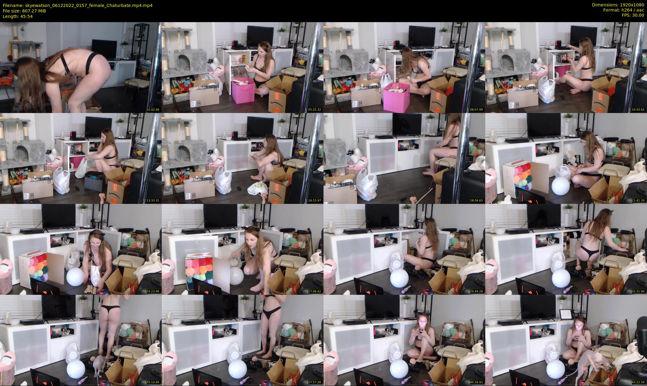 skyewatson — 46 minute Chaturbate female cam show recording, 1080p, Dec 6, 2022