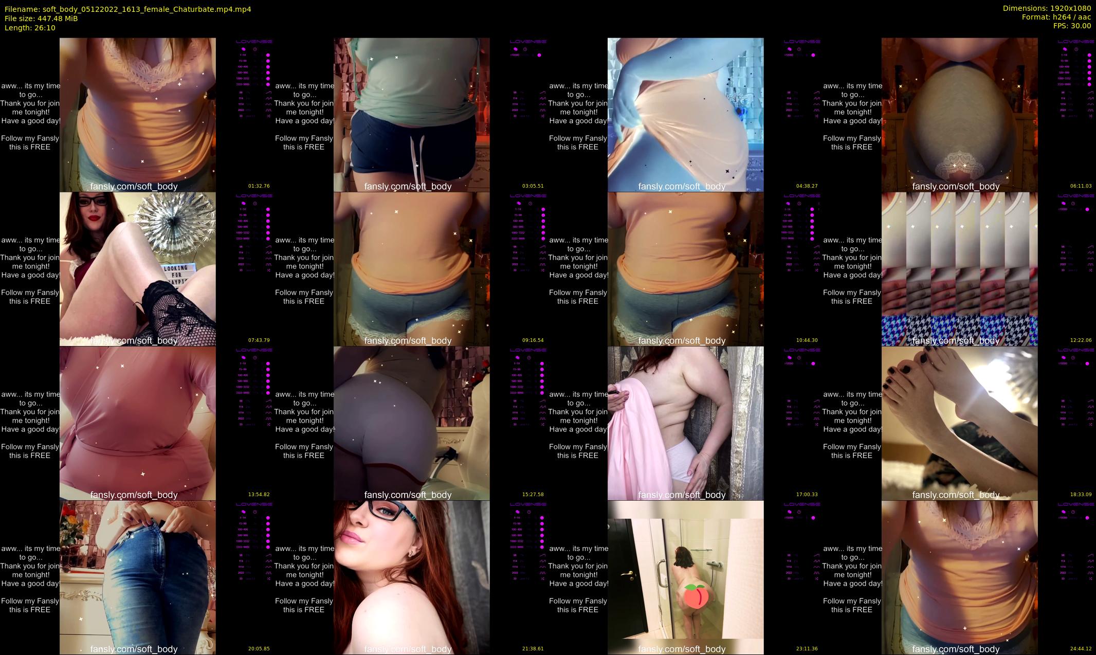 soft_body — 27 minute Chaturbate female cam show recording, 1080p, Dec 5, 2022