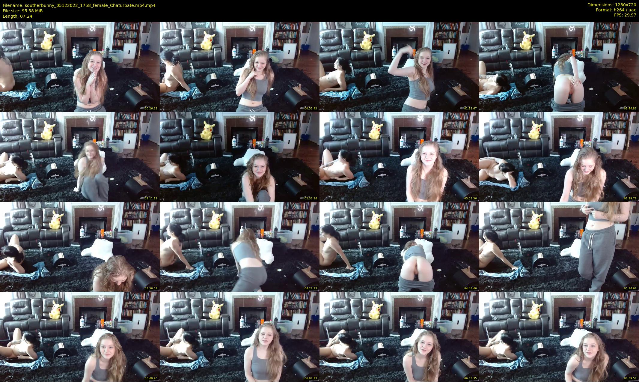 southerbunny — 8 minute Chaturbate female cam show recording, 720p, Dec 5, 2022