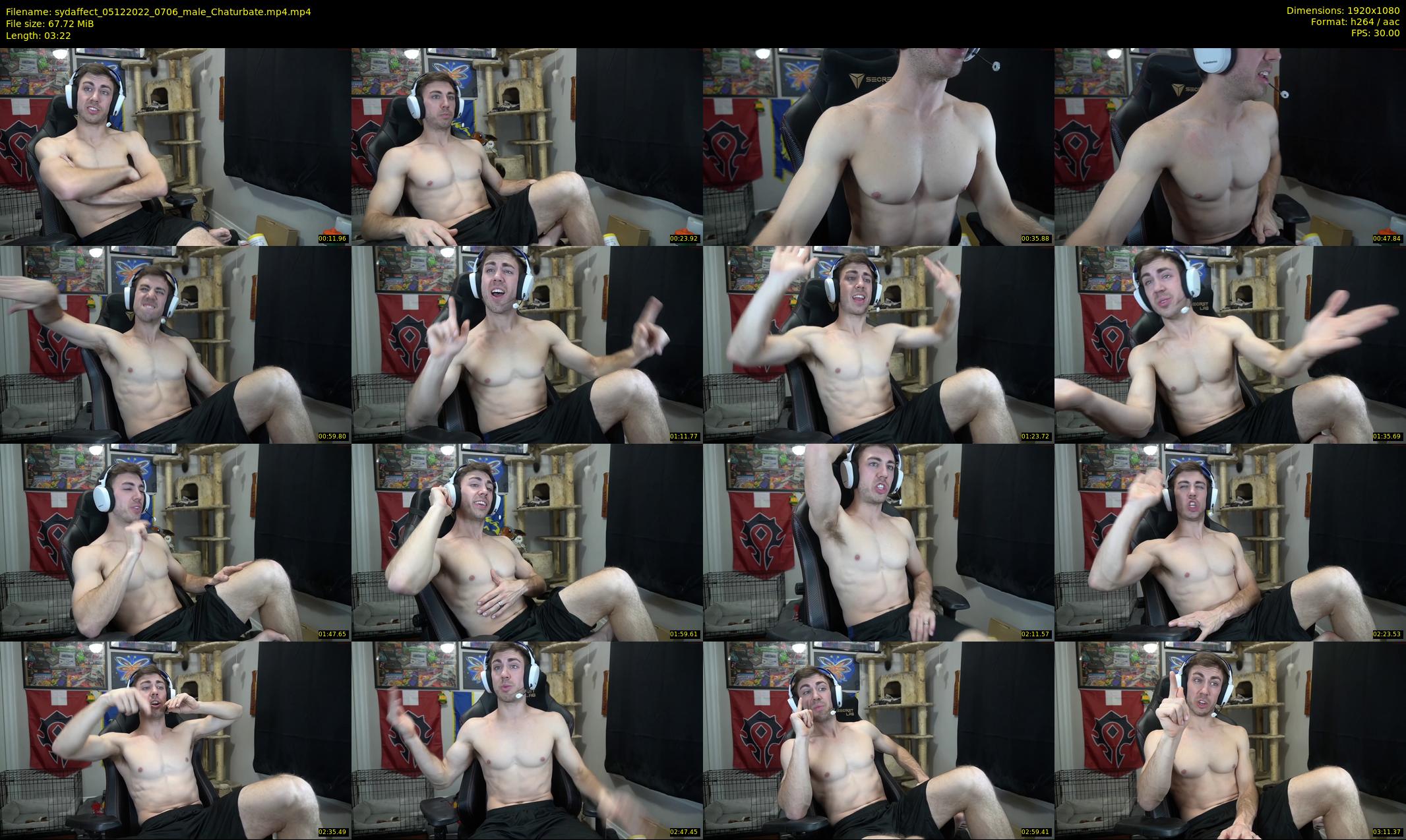sydaffect — 4 minute Chaturbate male cam show recording, 1080p, Dec 5, 2022