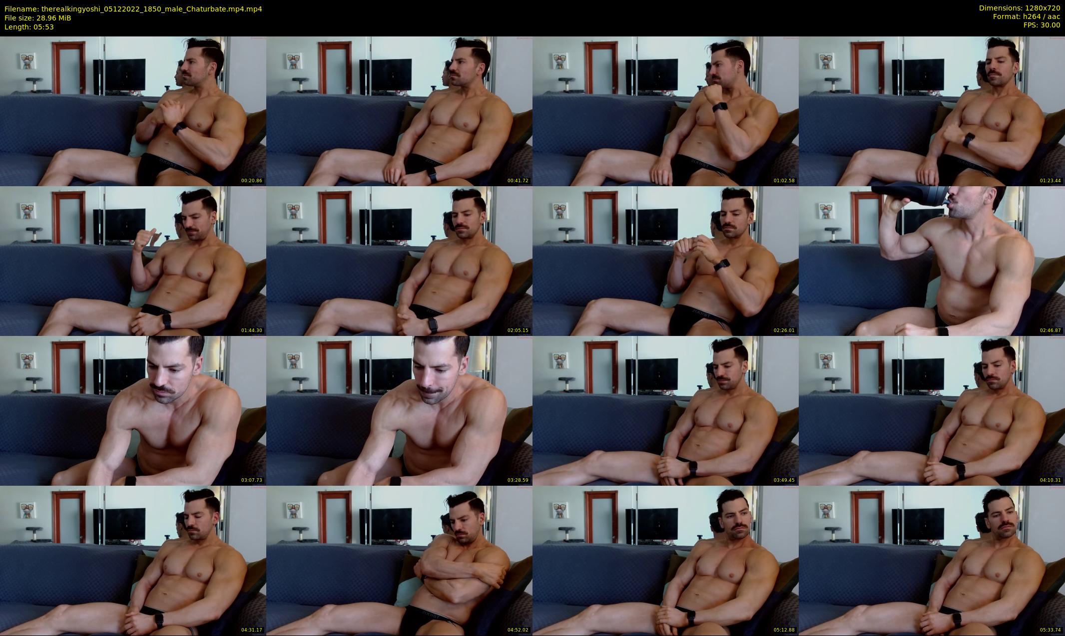 therealkingyoshi — 6 minute Chaturbate male cam show recording, 720p, Dec 5, 2022