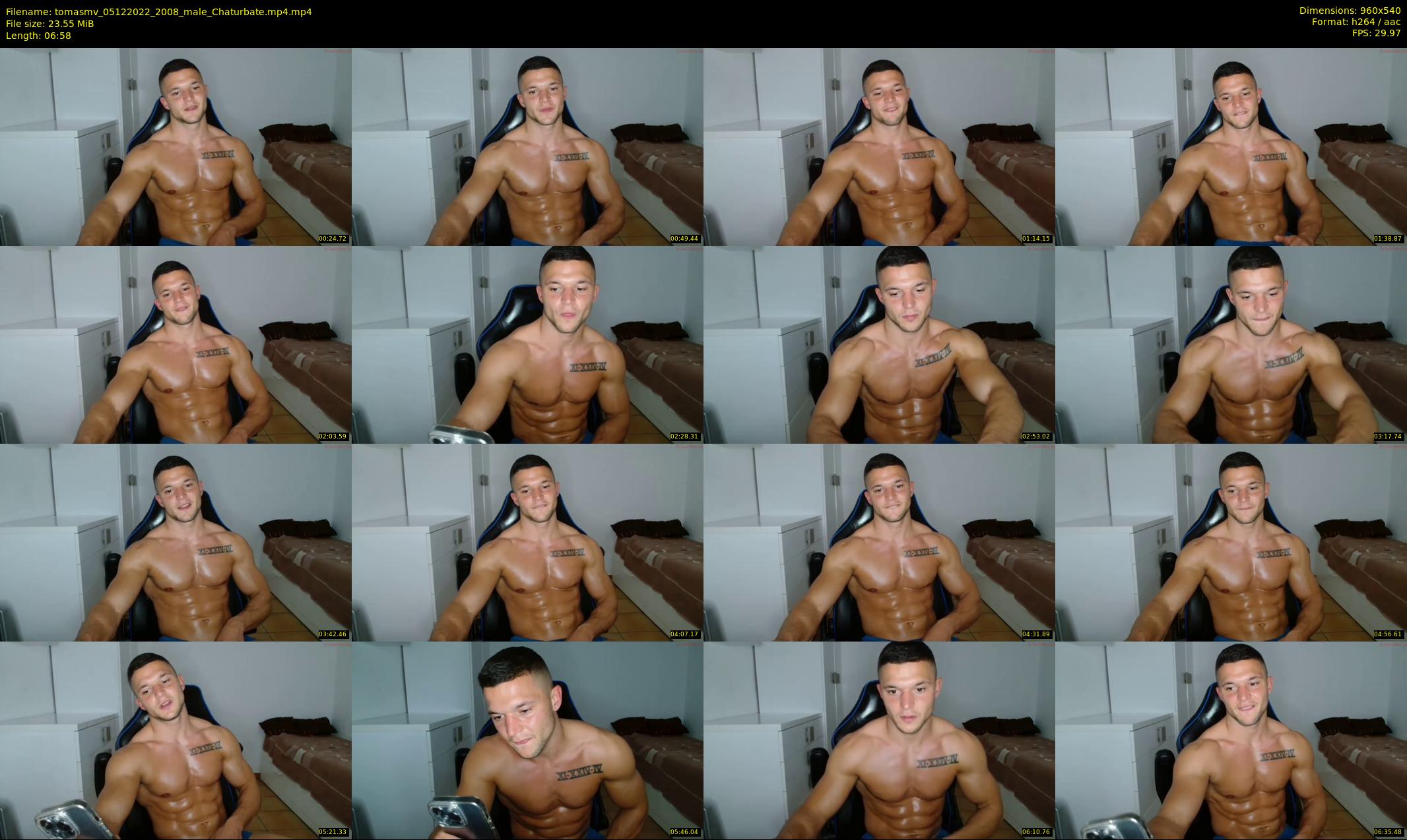 tomasmv — 7 minute Chaturbate male cam show recording, 480p, Dec 5, 2022
