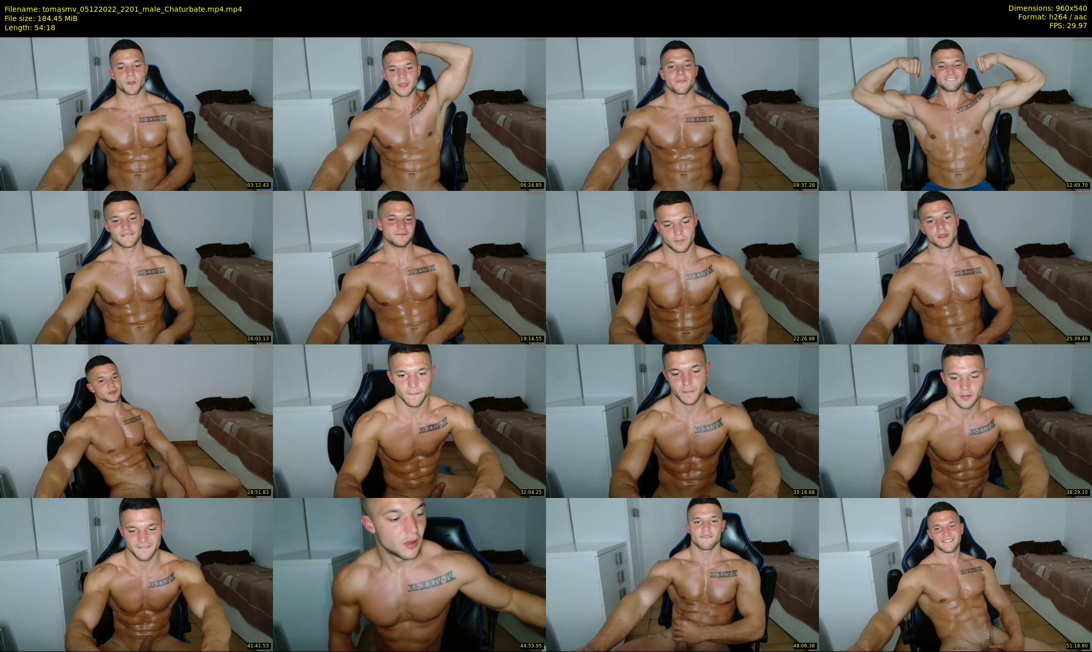 tomasmv — 55 minute Chaturbate male cam show recording, 480p, Dec 5, 2022