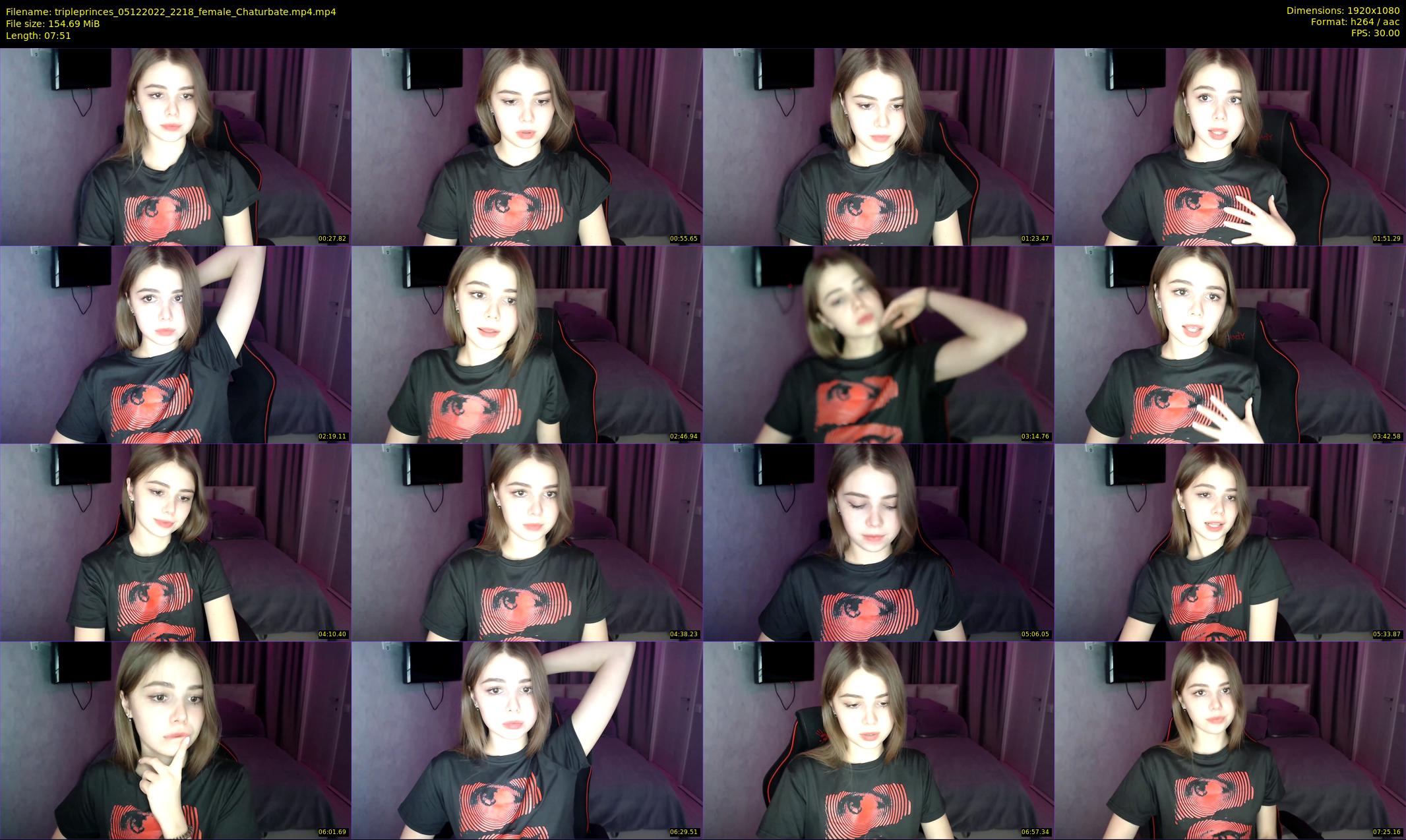 tripleprinces — 8 minute Chaturbate female cam show recording, 1080p, Dec 5, 2022