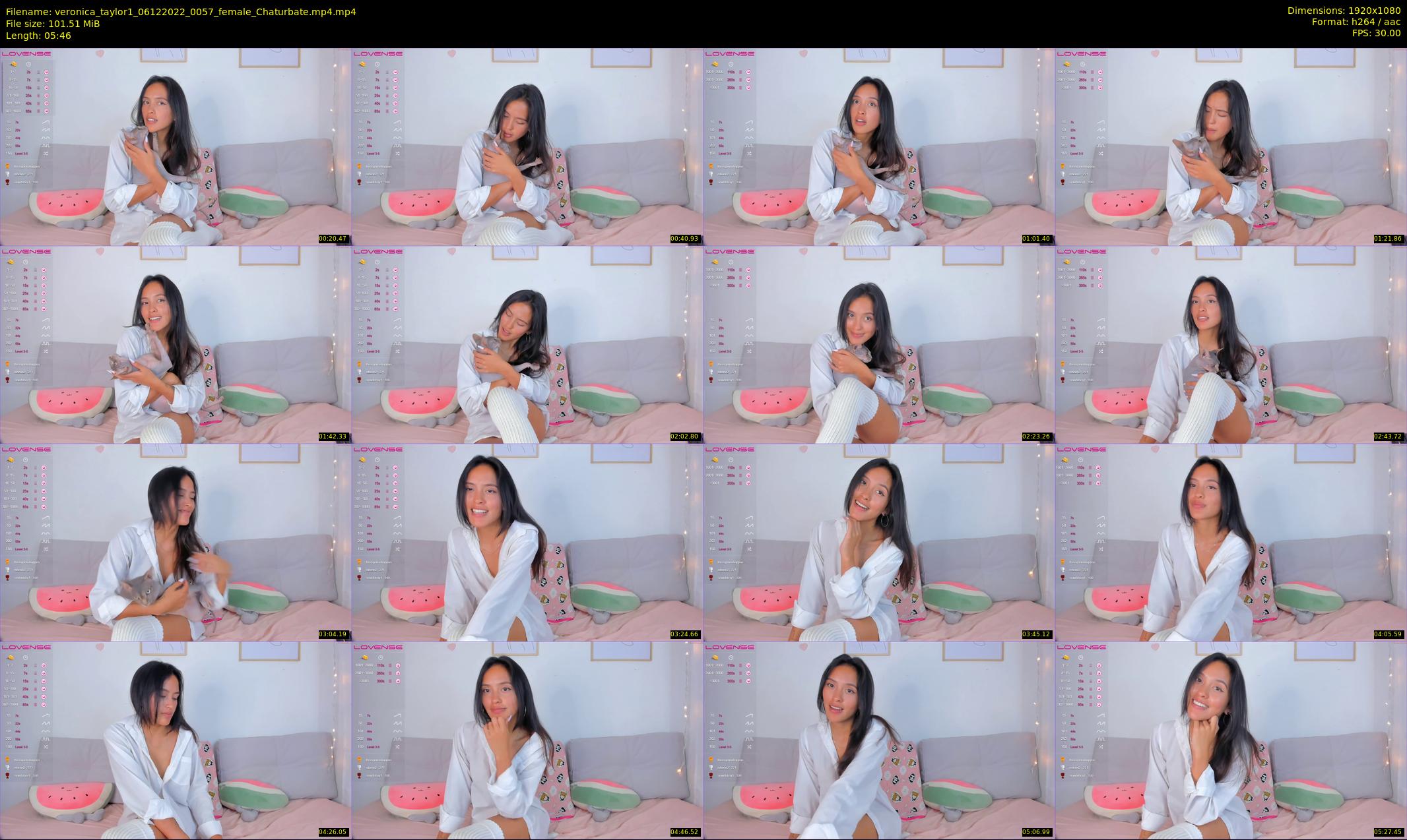 veronica_taylor1 — 6 minute Chaturbate female cam show recording, 1080p, Dec 6, 2022