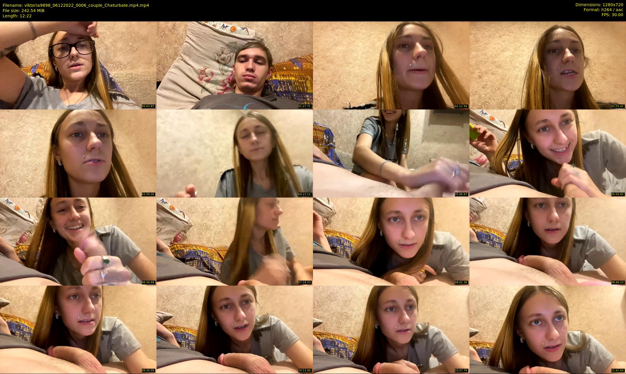 viktoria9898 — 13 minute Chaturbate couple cam show recording, 720p, Dec 6, 2022