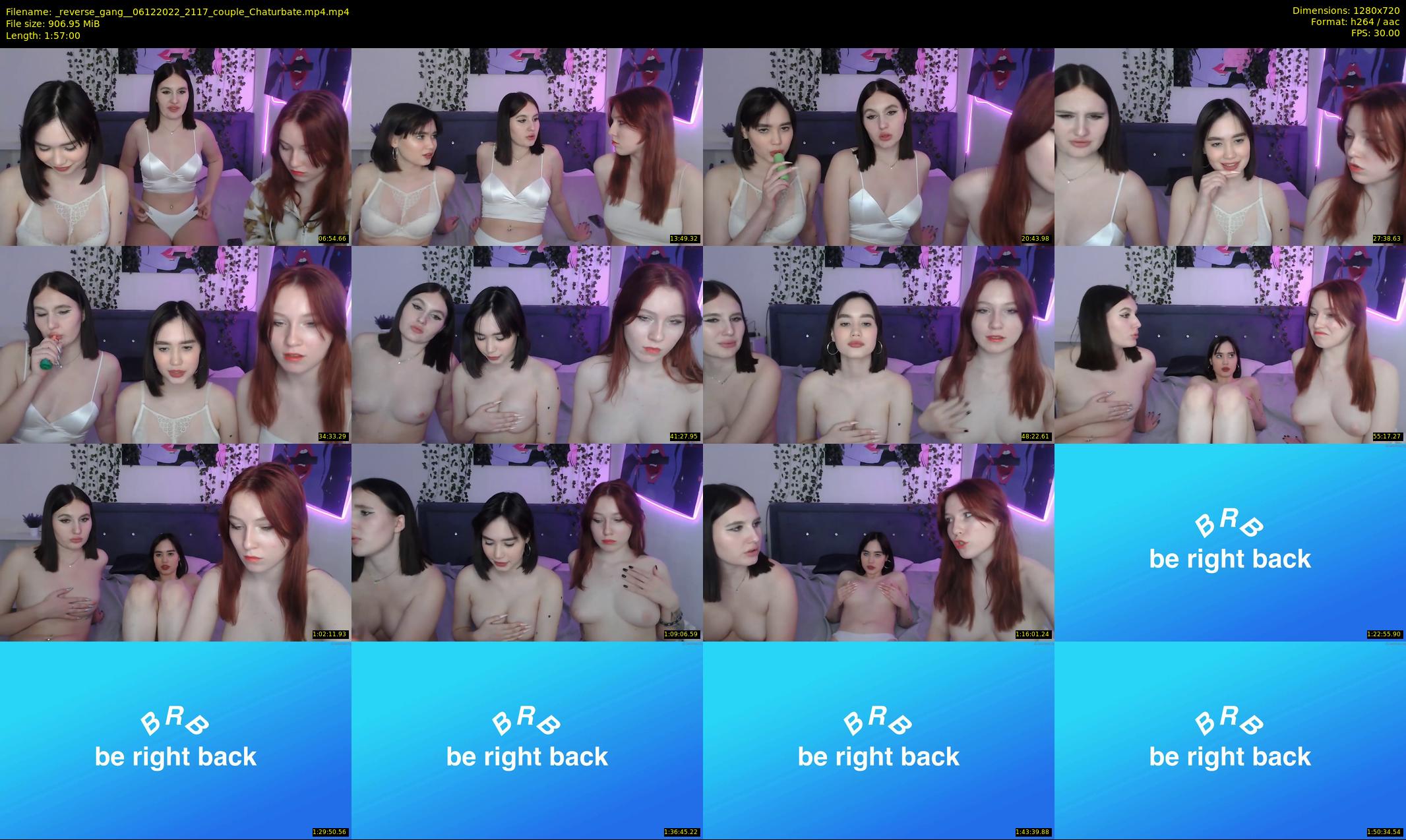 _reverse_gang_ — 117 minute Chaturbate couple cam show recording, 720p, Dec 6, 2022