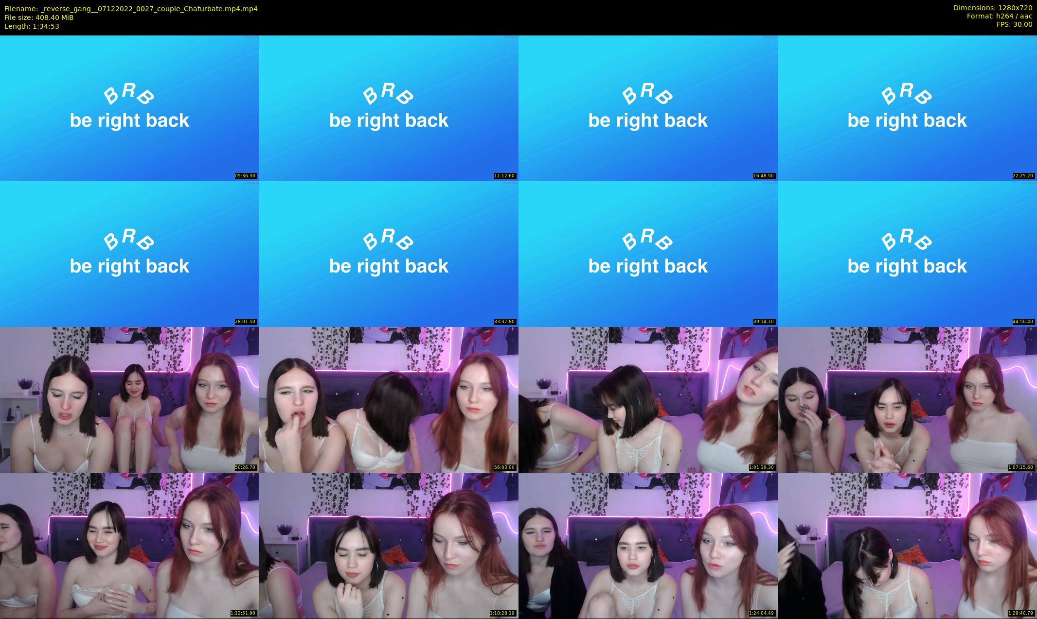 _reverse_gang_ — 95 minute Chaturbate couple cam show recording, 720p, Dec 7, 2022