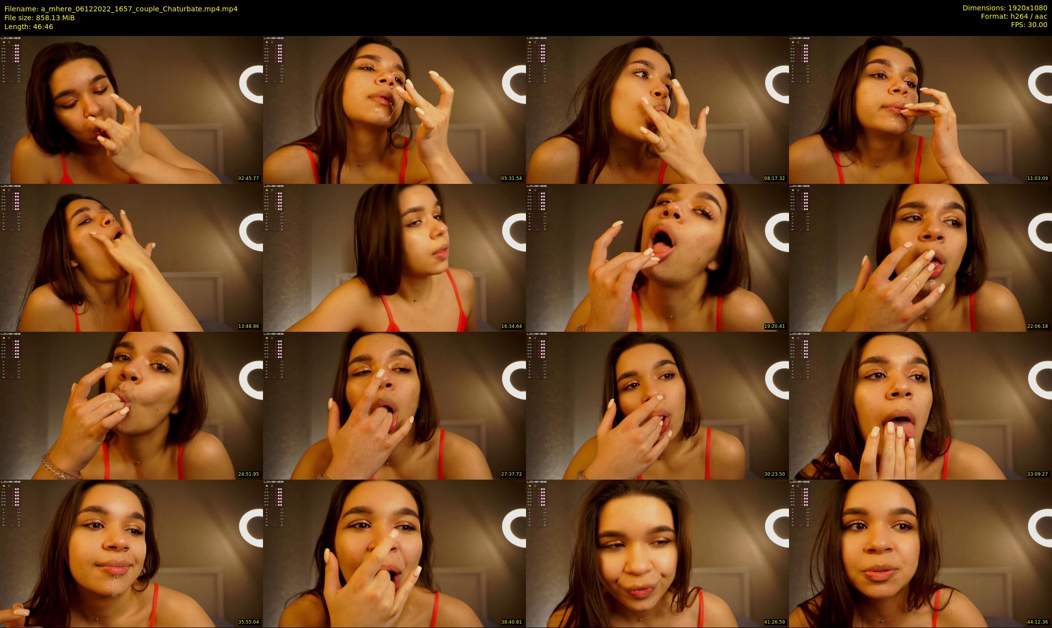a_mhere — 47 minute Chaturbate couple cam show recording, 1080p, Dec 6, 2022