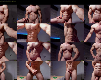 adam_muscle_ — 45 minute Chaturbate male cam show recording, 1080p, Dec 6, 2022