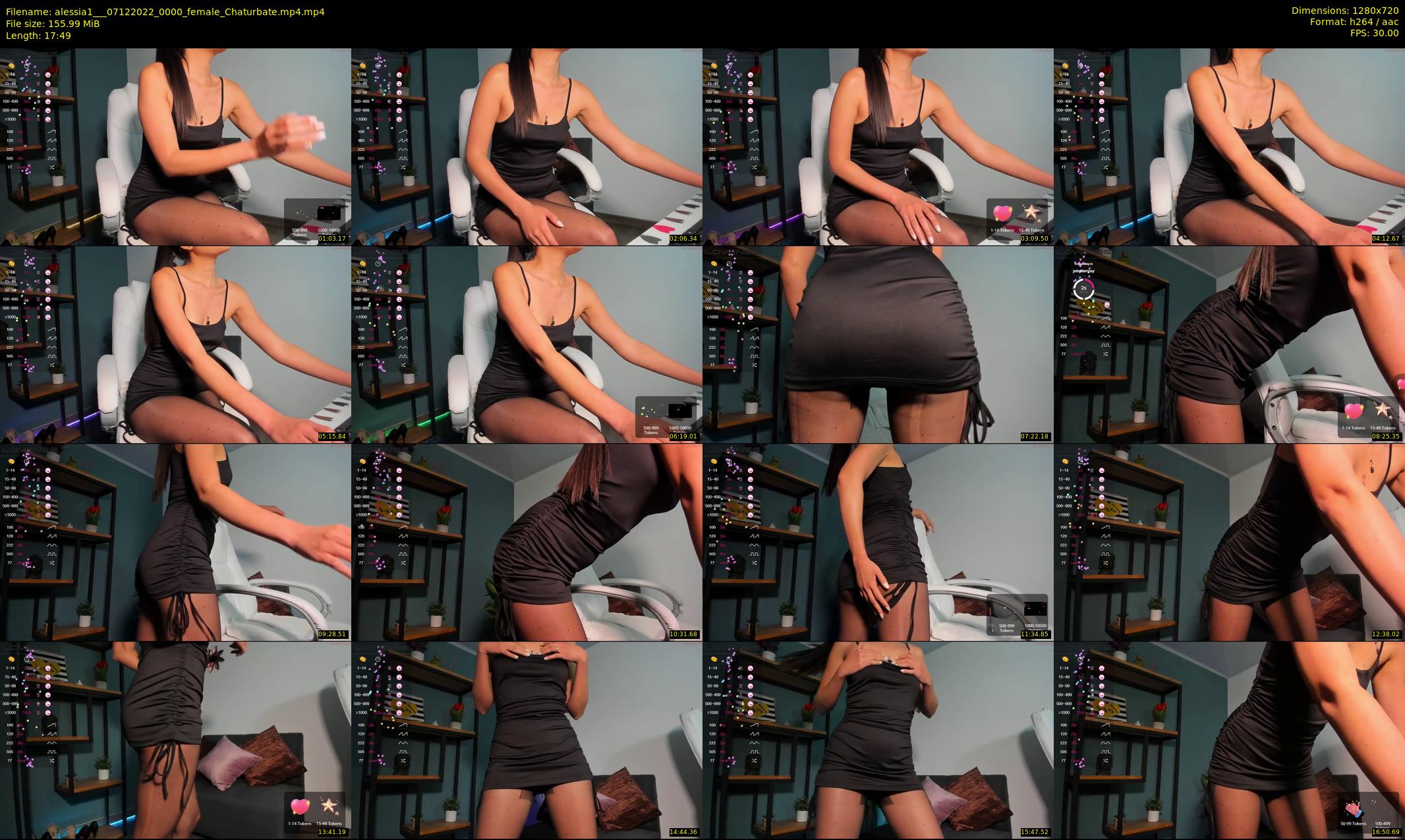 alessia1__ — 18 minute Chaturbate female cam show recording, 720p, Dec 7, 2022