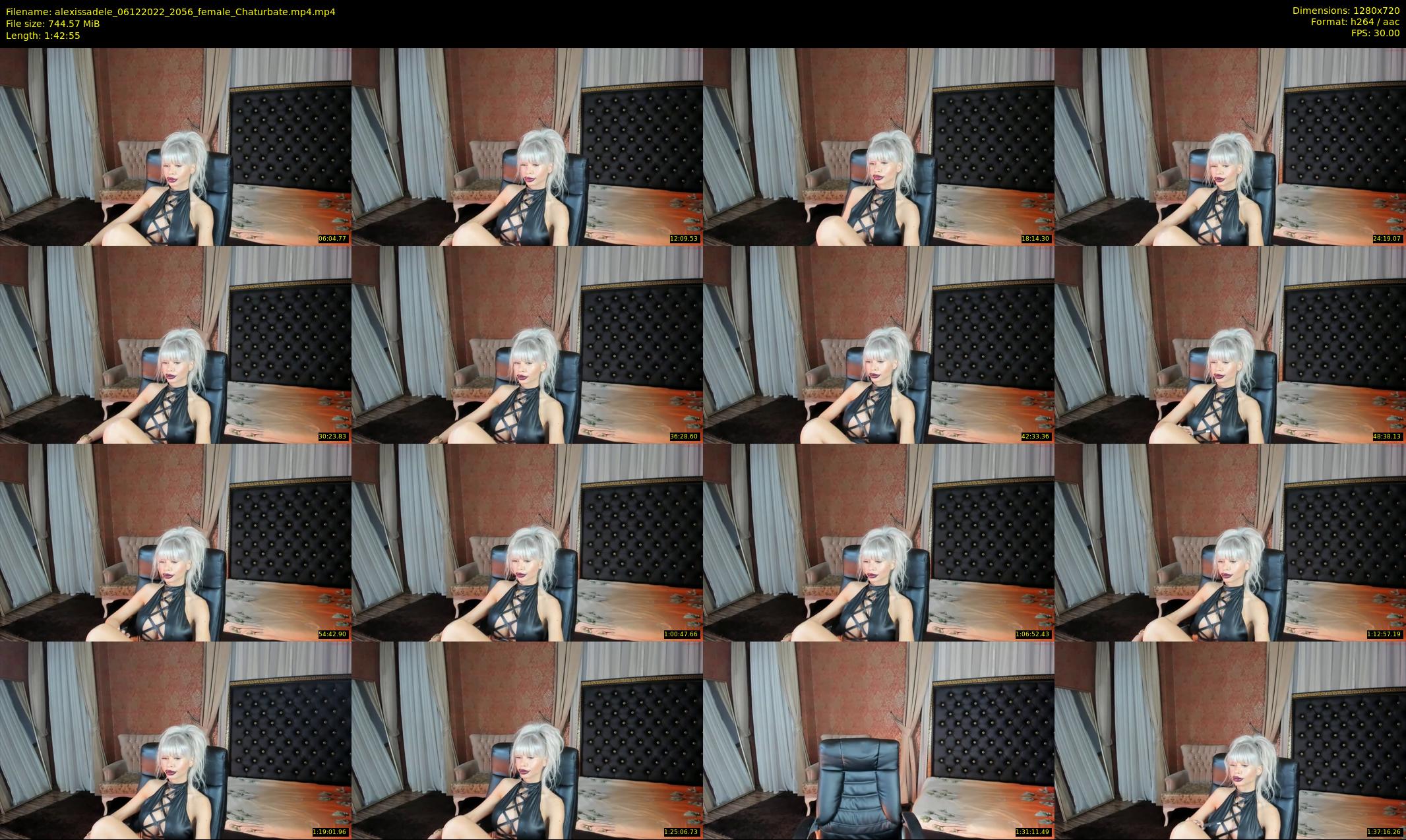 alexissadele — 103 minute Chaturbate female cam show recording, 720p, Dec 6, 2022