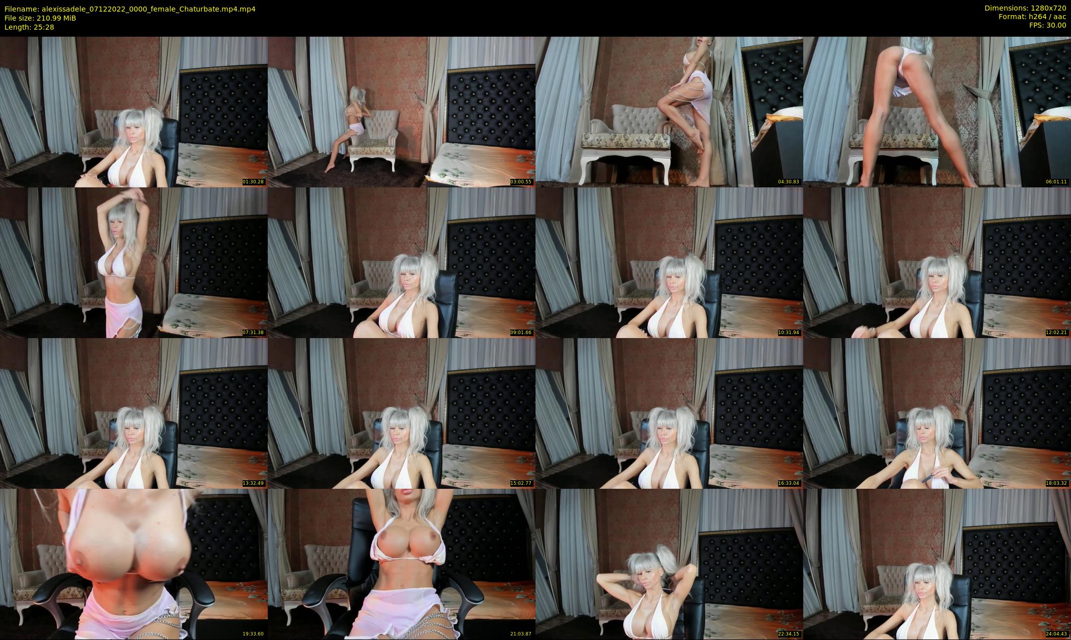 alexissadele — 26 minute Chaturbate female cam show recording, 720p, Dec 7, 2022