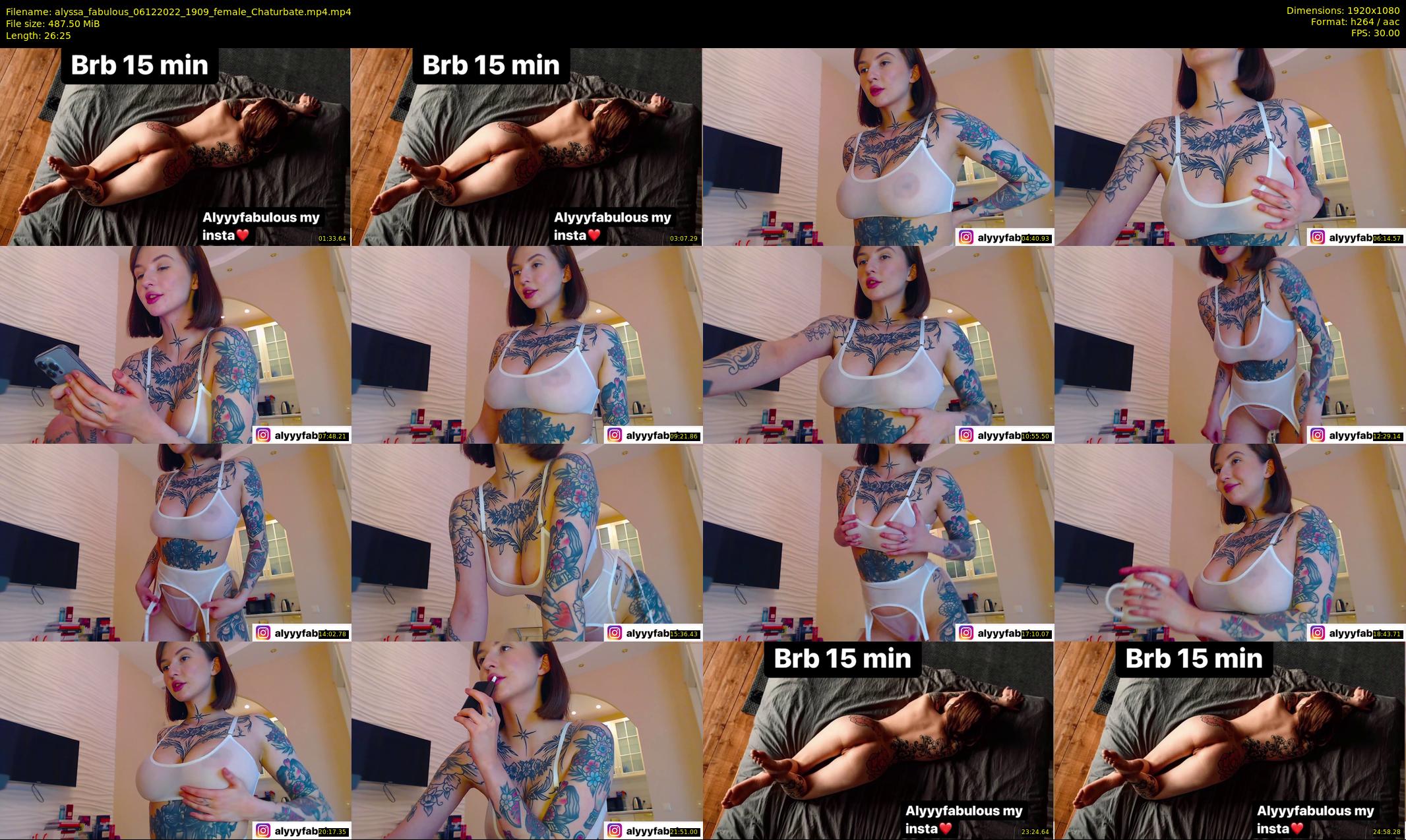 alyssa_fabulous — 27 minute Chaturbate female cam show recording, 1080p, Dec 6, 2022