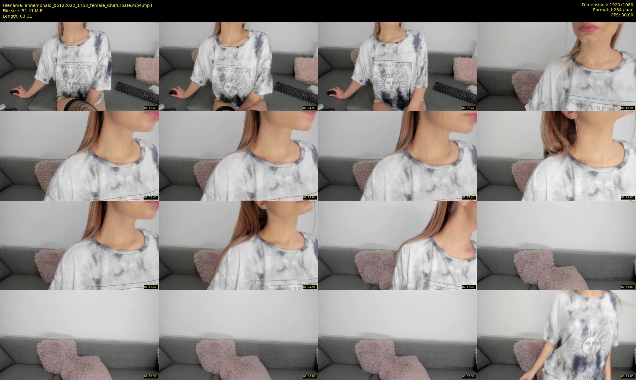 annemonalo — 4 minute Chaturbate female cam show recording, 1080p, Dec 6, 2022