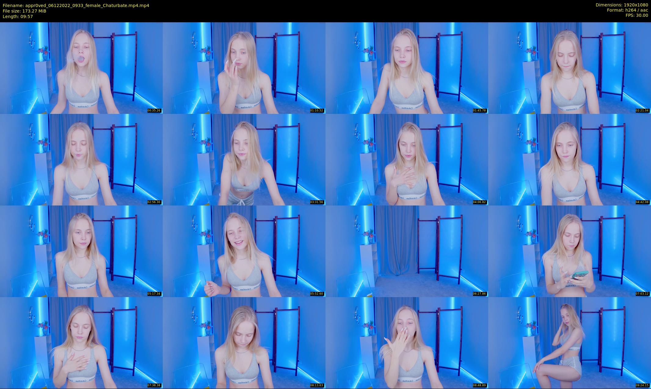 appr0ved — 10 minute Chaturbate female cam show recording, 1080p, Dec 6, 2022