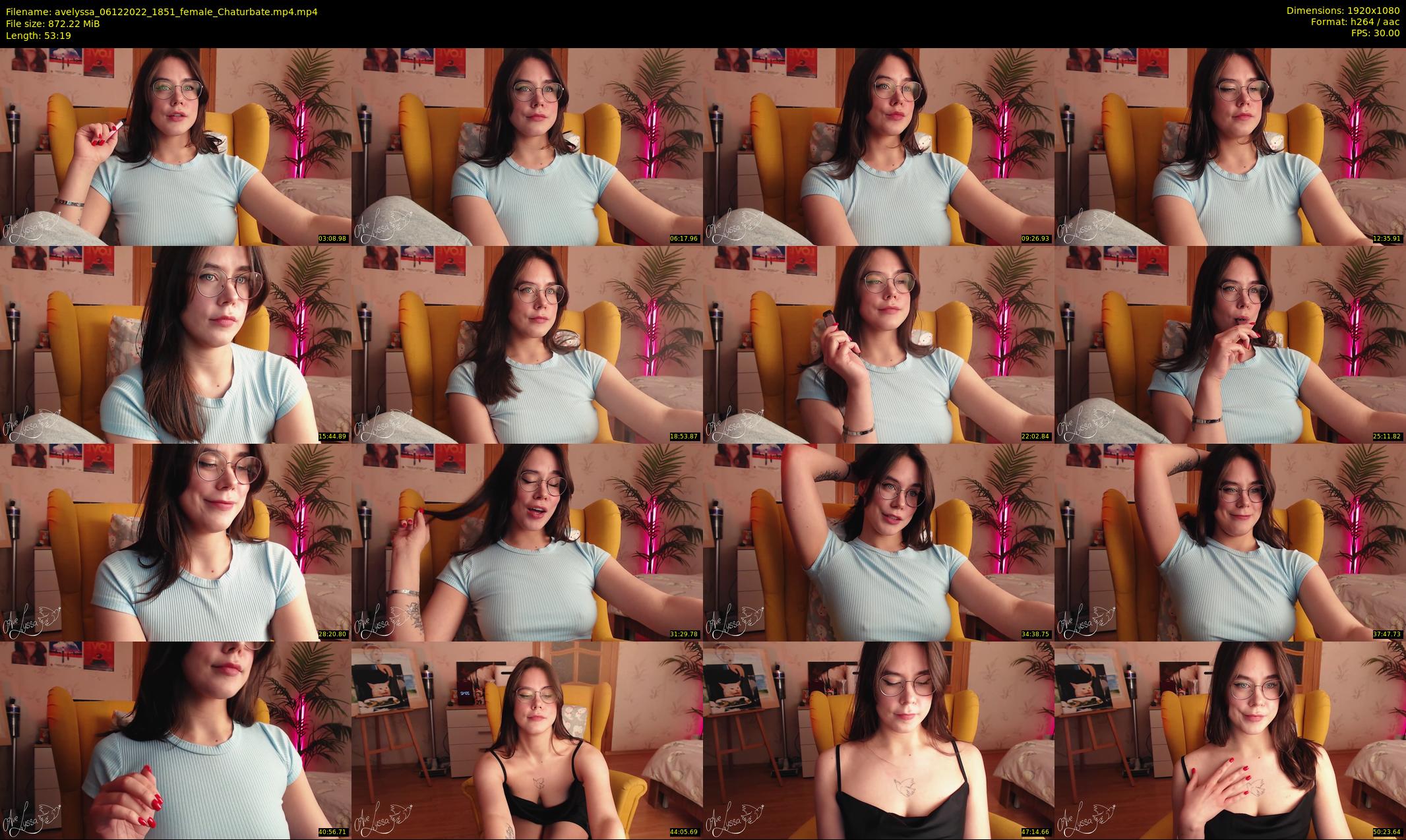 avelyssa — 54 minute Chaturbate female cam show recording, 1080p, Dec 6, 2022