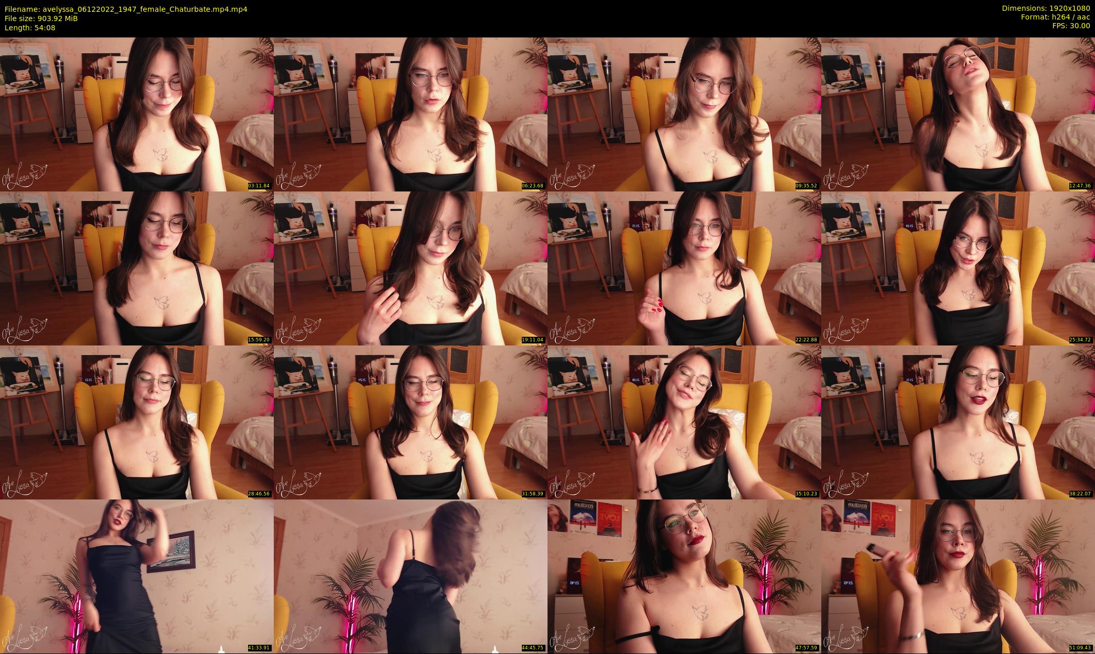 avelyssa — 55 minute Chaturbate female cam show recording, 1080p, Dec 6, 2022