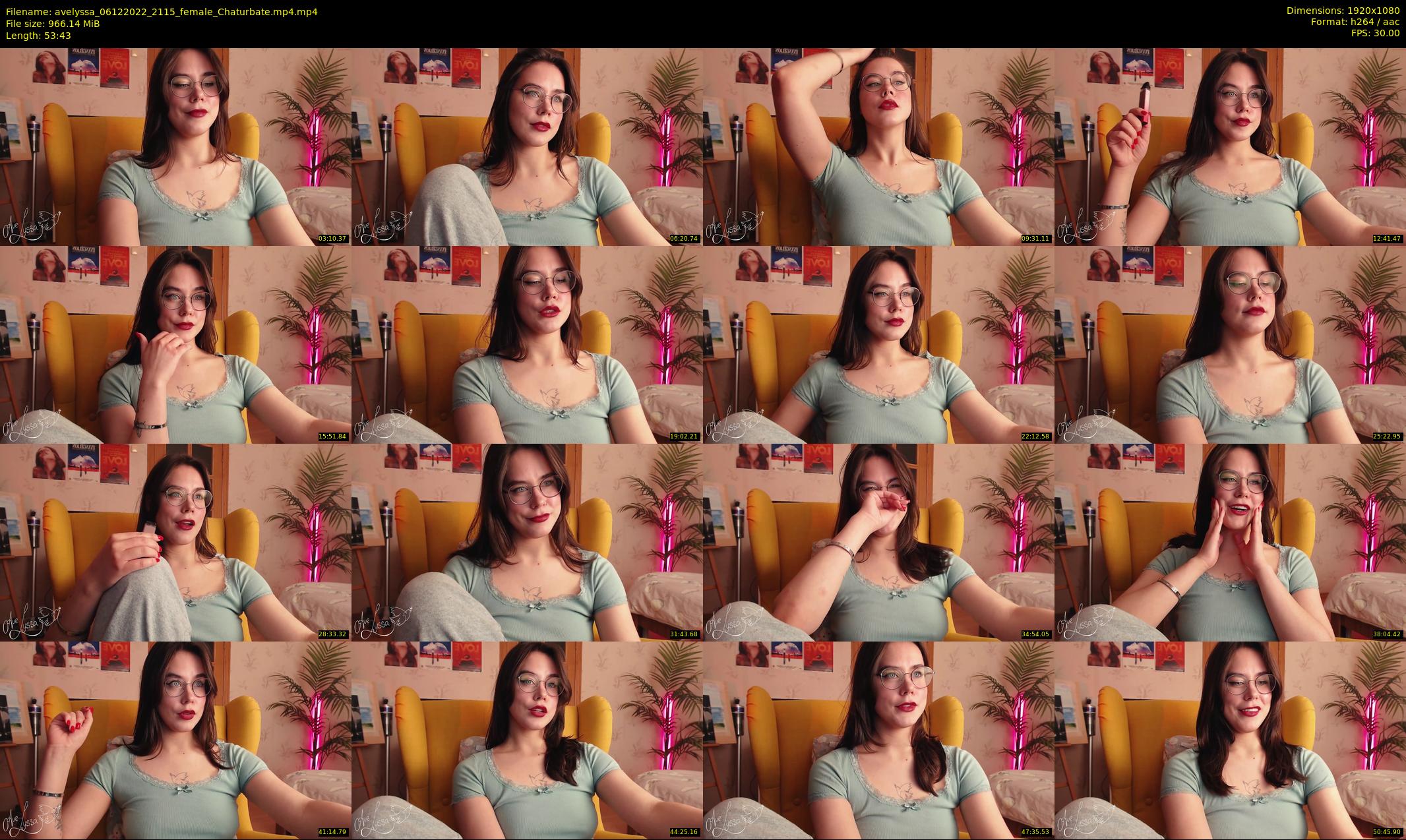 avelyssa — 54 minute Chaturbate female cam show recording, 1080p, Dec 6, 2022