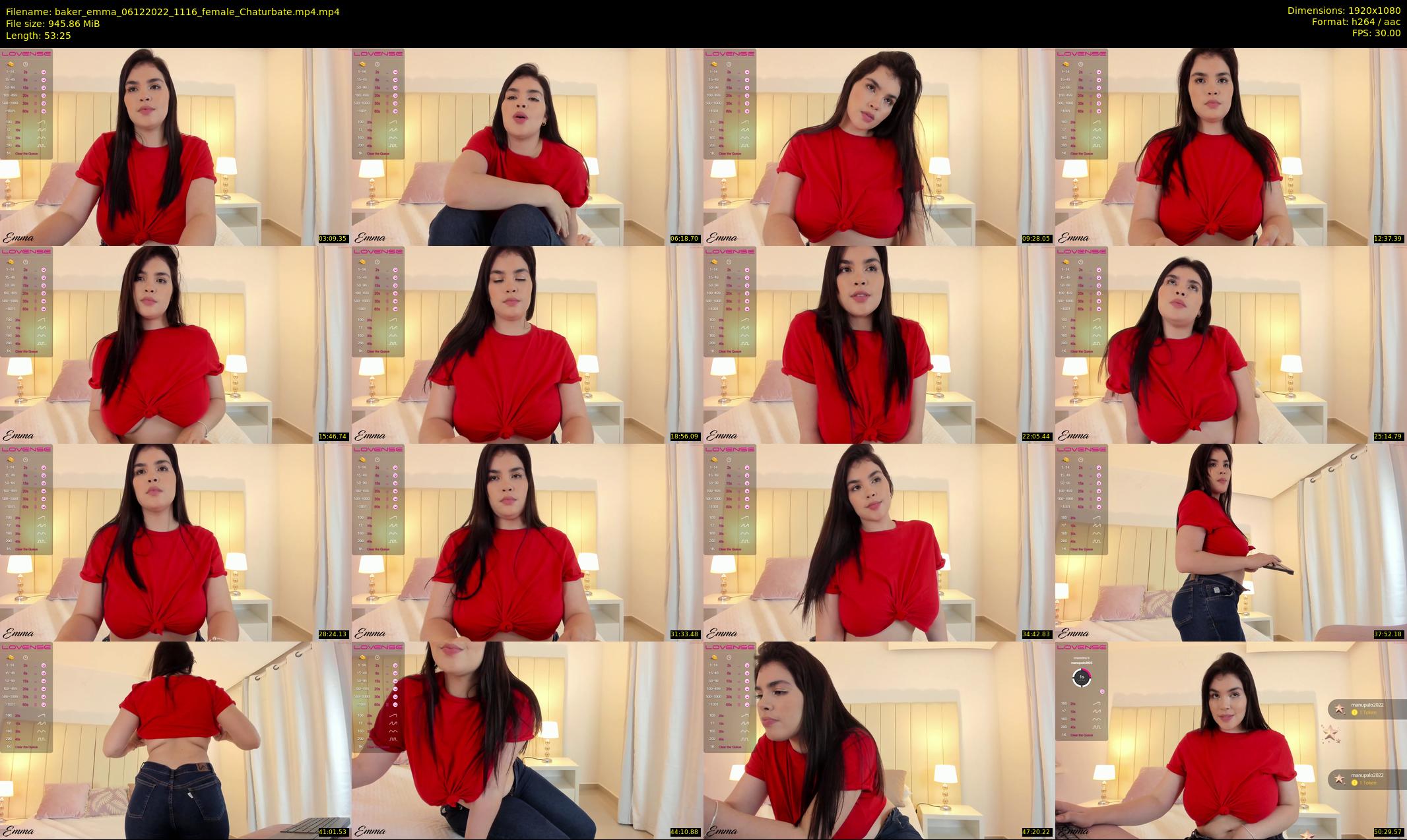 baker_emma — 54 minute Chaturbate female cam show recording, 1080p, Dec 6, 2022