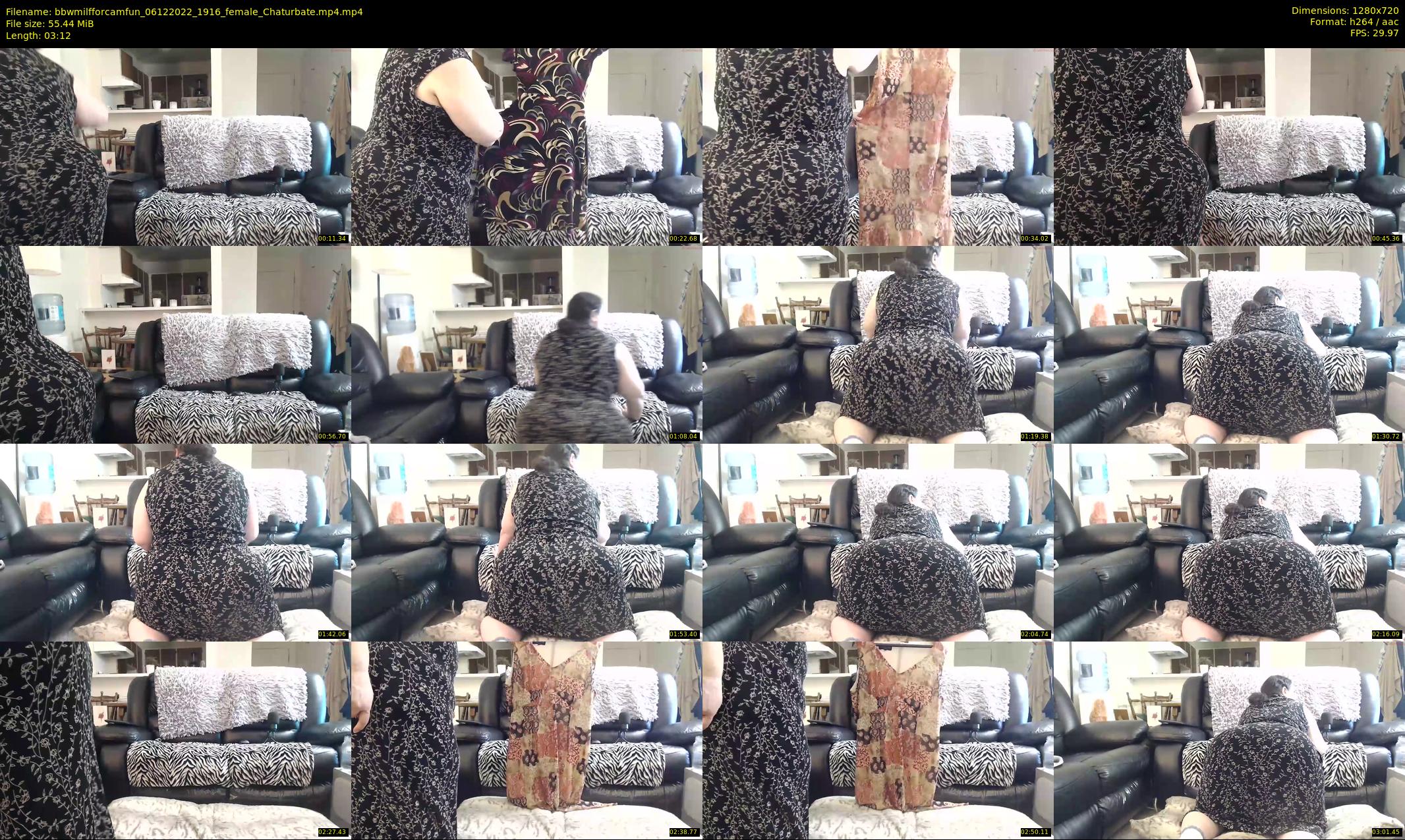 bbwmilfforcamfun — 4 minute Chaturbate female cam show recording, 720p, Dec 6, 2022