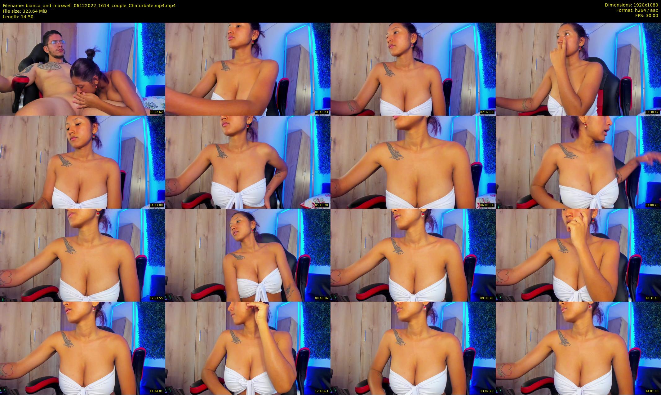 bianca_and_maxwell — 15 minute Chaturbate couple cam show recording, 1080p, Dec 6, 2022