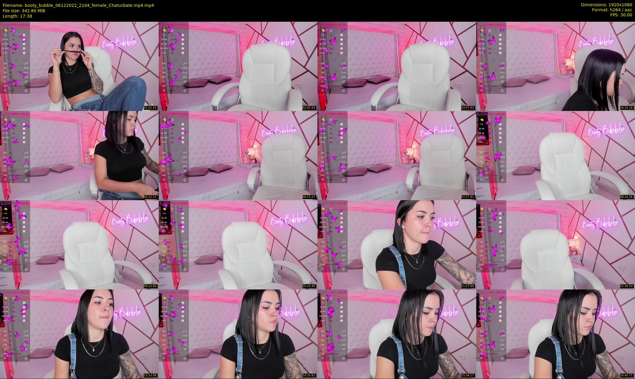 booty_bubble — 18 minute Chaturbate female cam show recording, 1080p, Dec 6, 2022