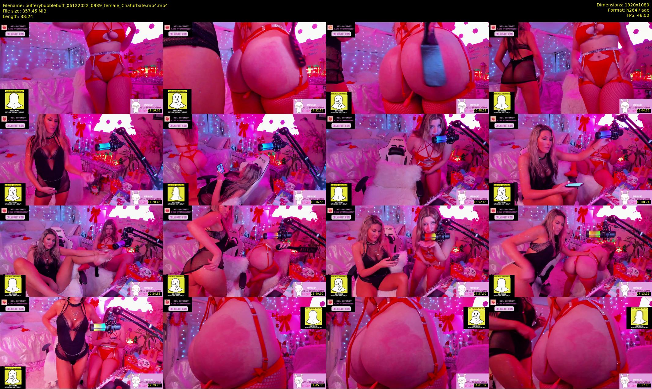 butterybubblebutt — 39 minute Chaturbate couple cam show recording, 1080p, Dec 6, 2022