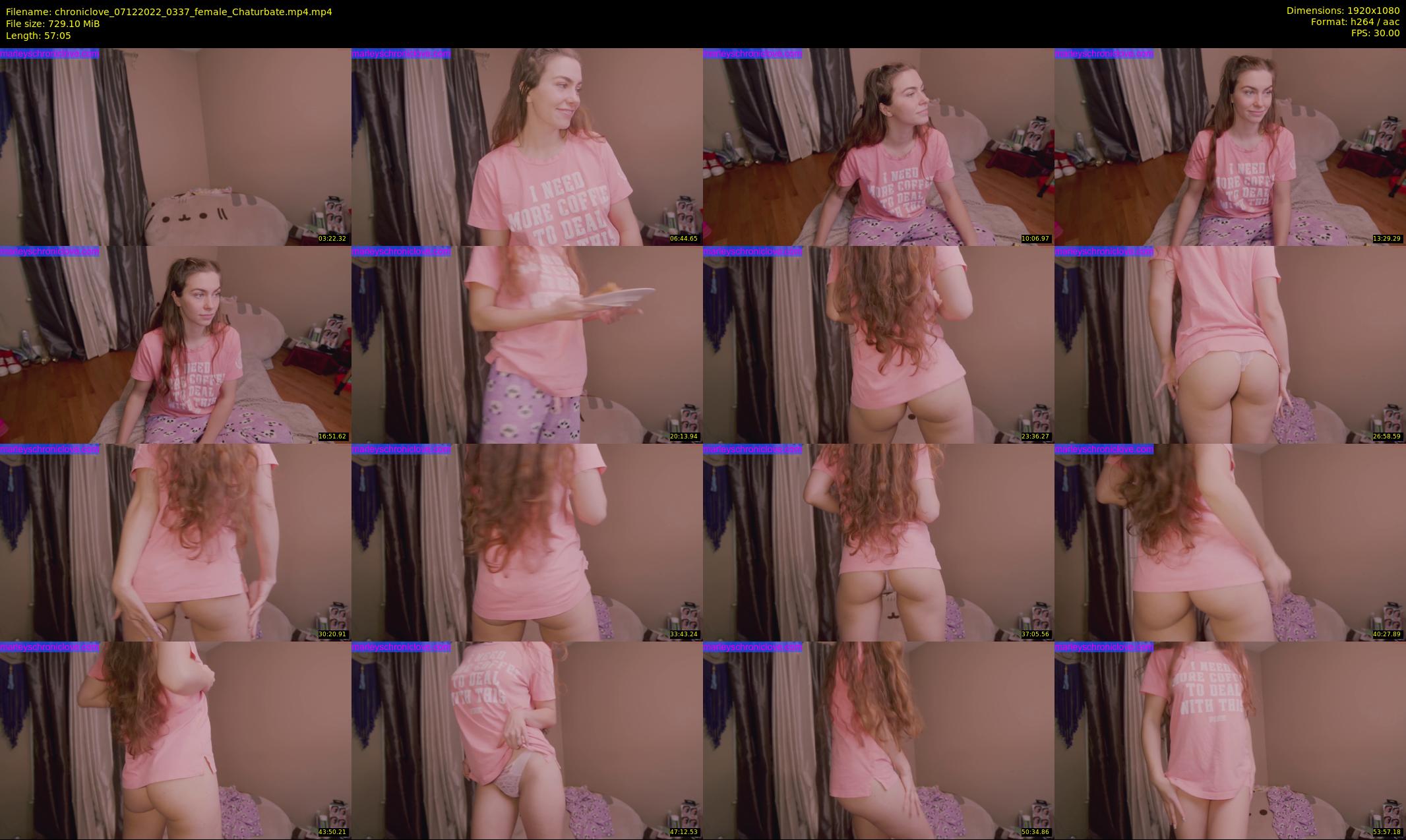 chroniclove — 58 minute Chaturbate female cam show recording, 1080p, Dec 7, 2022