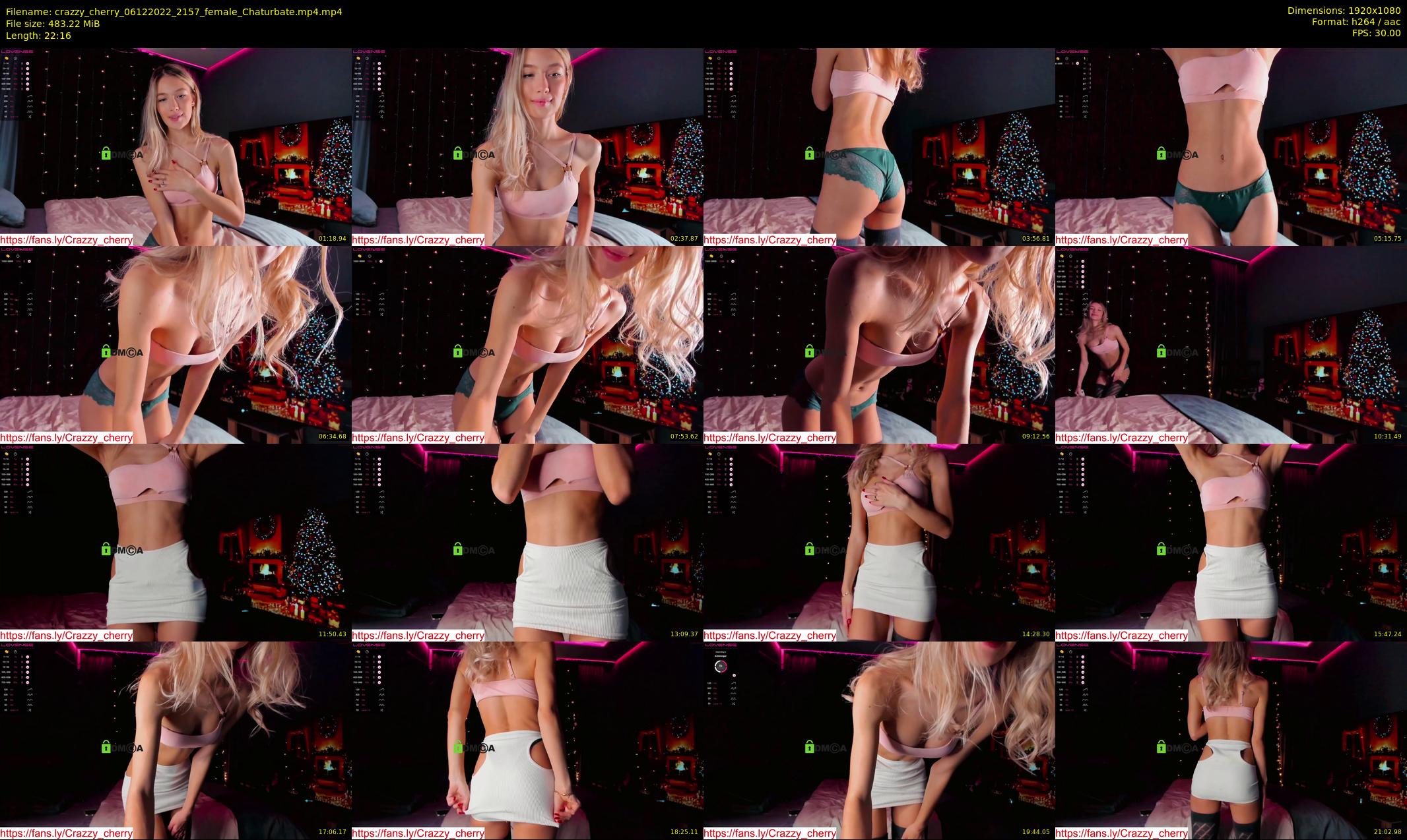 crazzy_cherry — 23 minute Chaturbate female cam show recording, 1080p, Dec 6, 2022