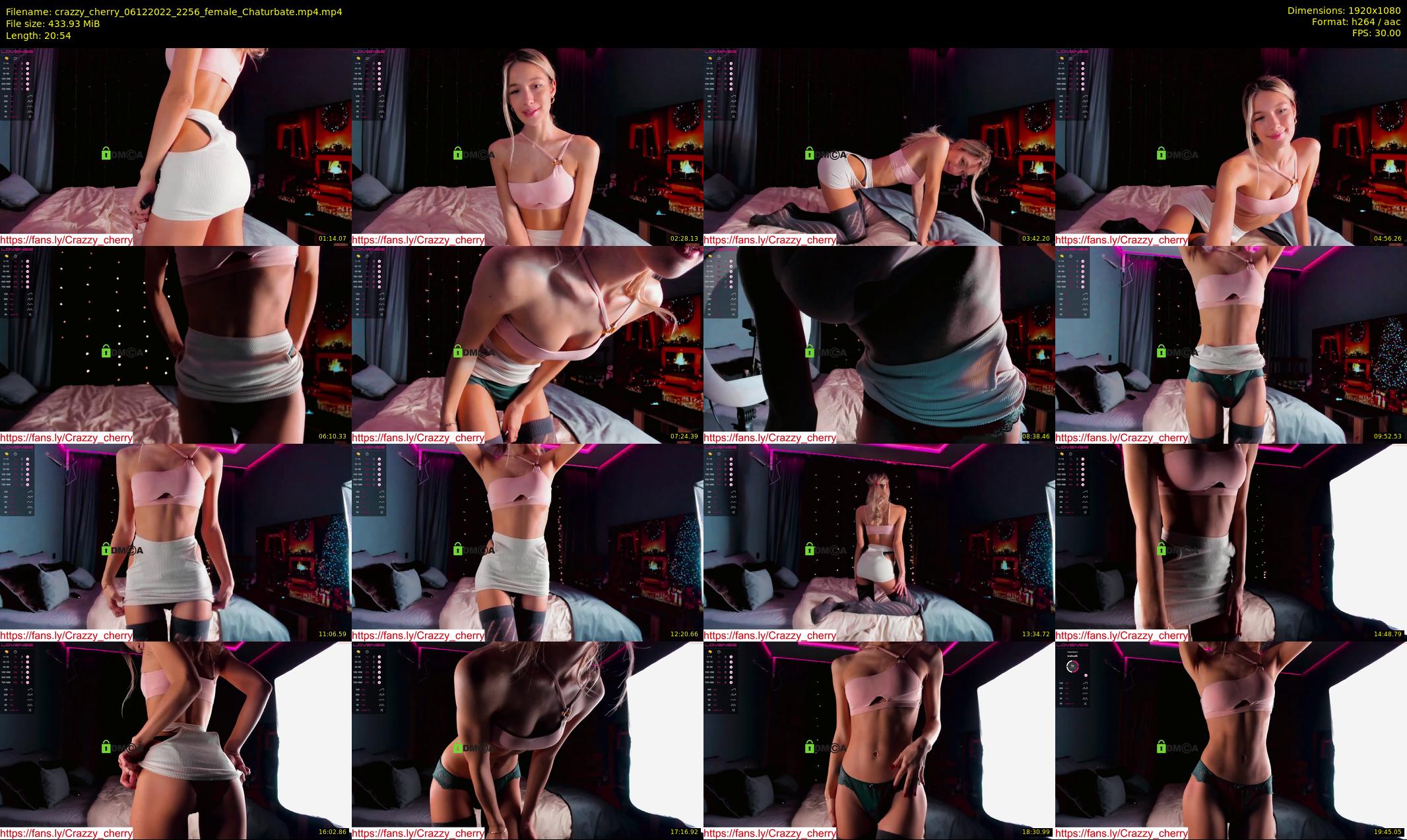 crazzy_cherry — 21 minute Chaturbate female cam show recording, 1080p, Dec 6, 2022