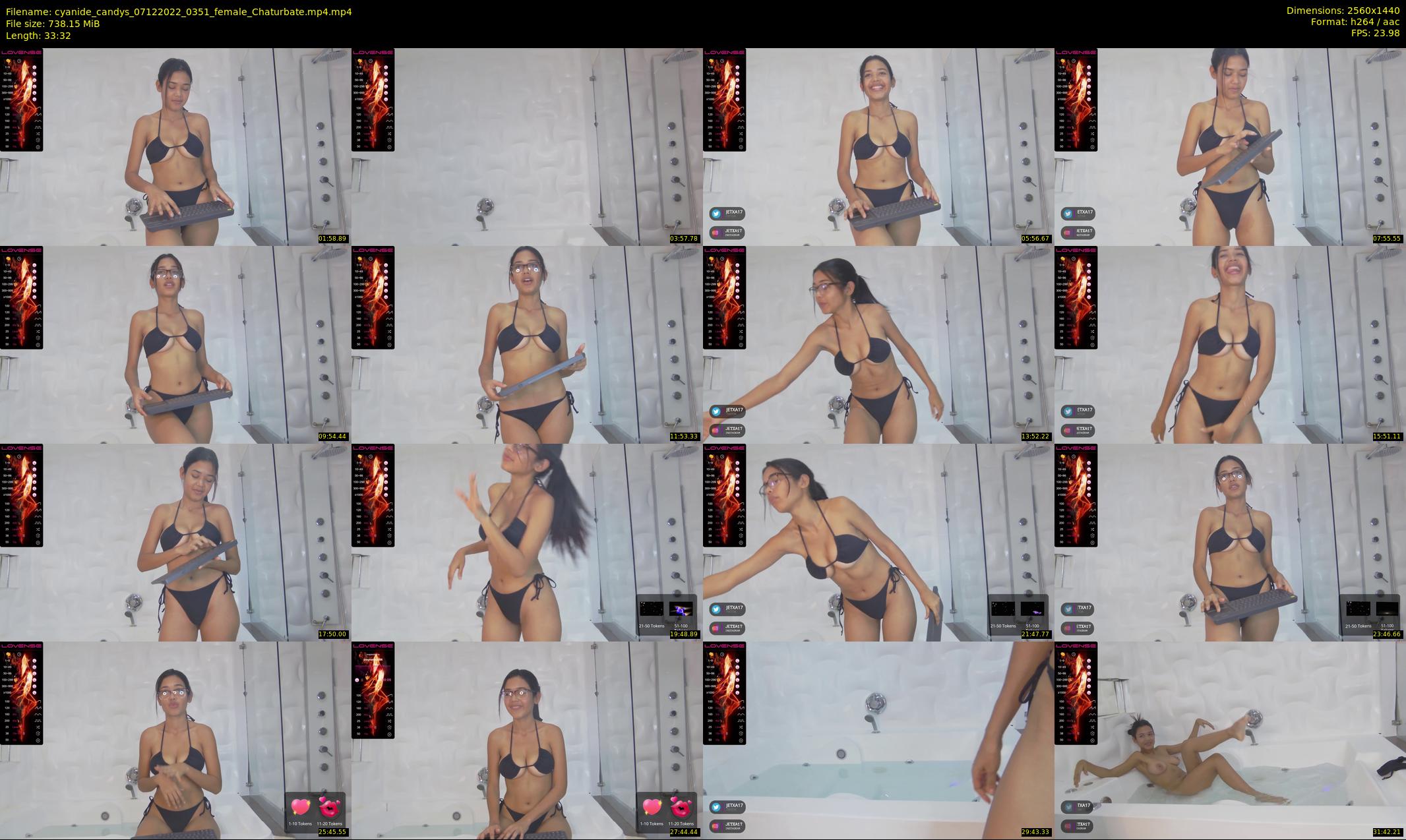 cyanide_candys — 34 minute Chaturbate female cam show recording, 1080p, Dec 7, 2022