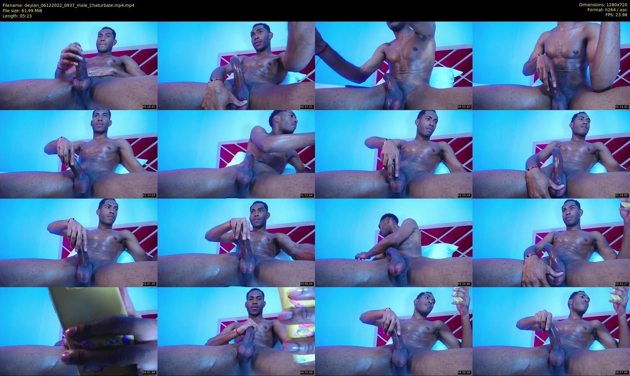 deyian — 6 minute Chaturbate male cam show recording, 720p, Dec 6, 2022