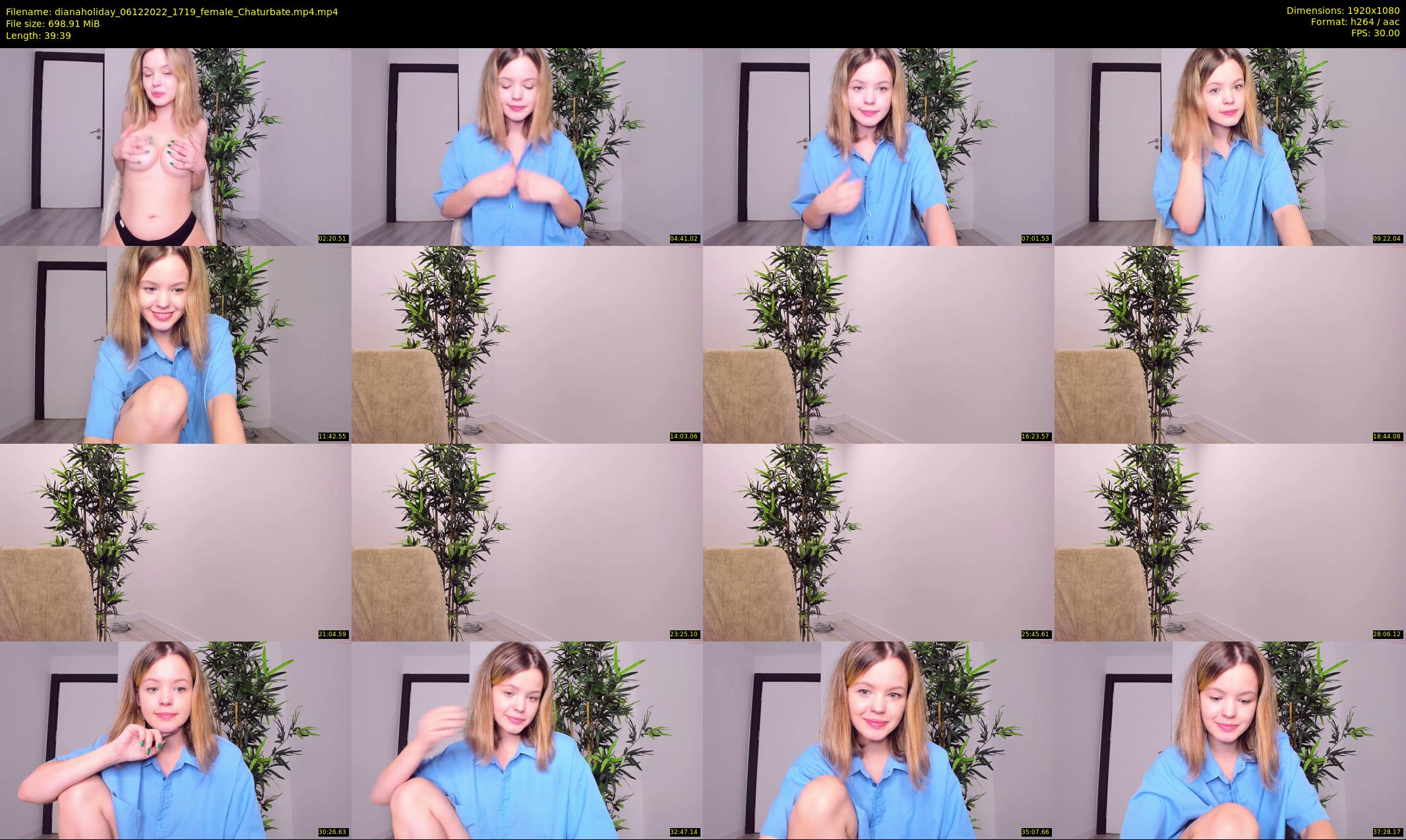 dianaholiday — 40 minute Chaturbate female cam show recording, 1080p, Dec 6, 2022