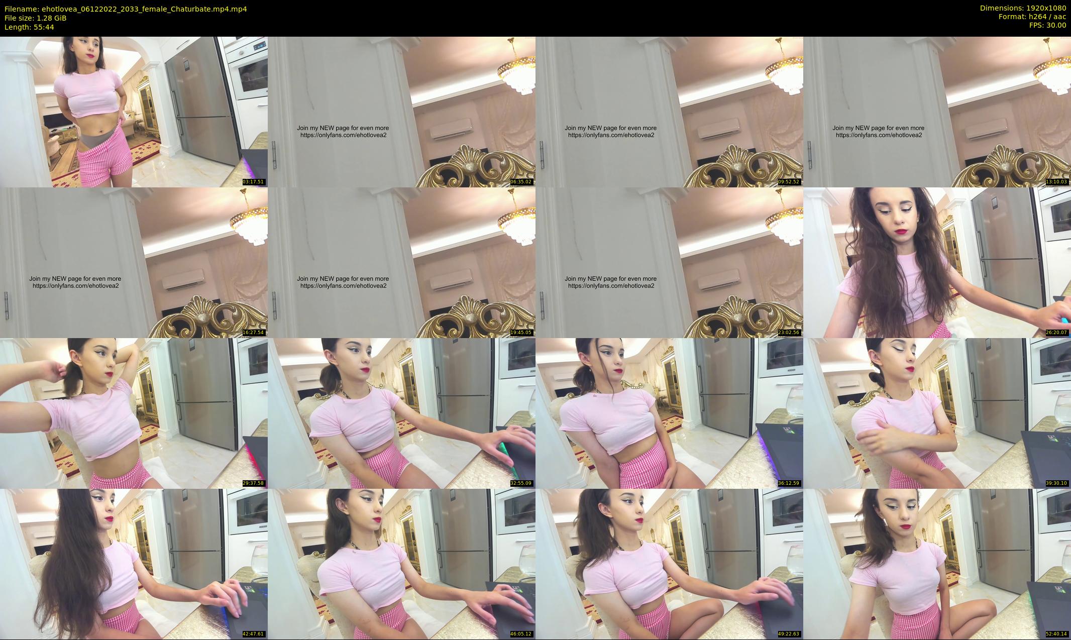 ehotlovea — 56 minute Chaturbate female cam show recording, 1080p, Dec 6, 2022
