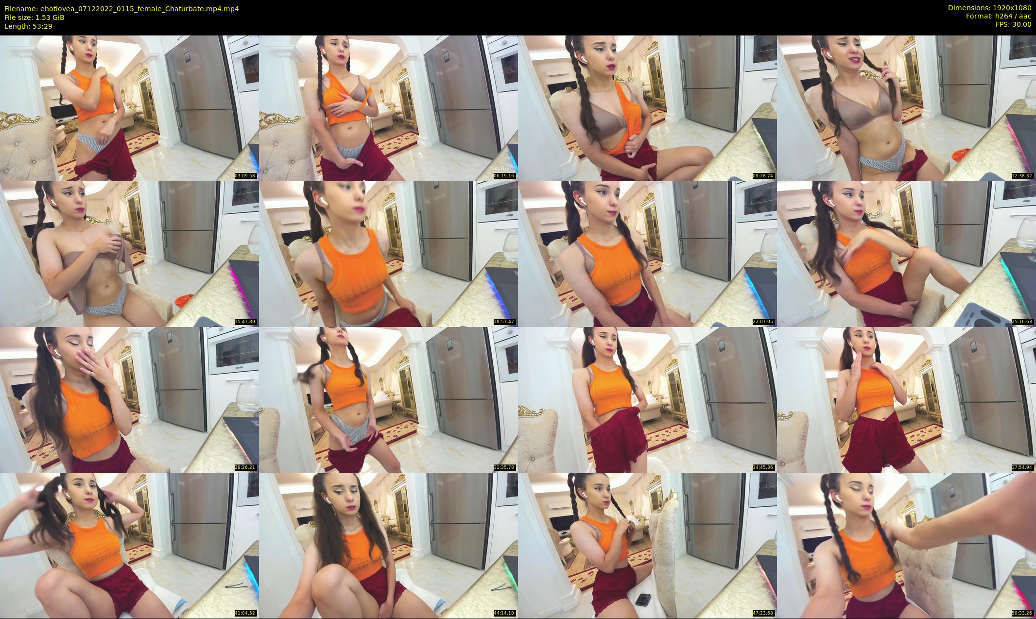 ehotlovea — 54 minute Chaturbate female cam show recording, 1080p, Dec 7, 2022