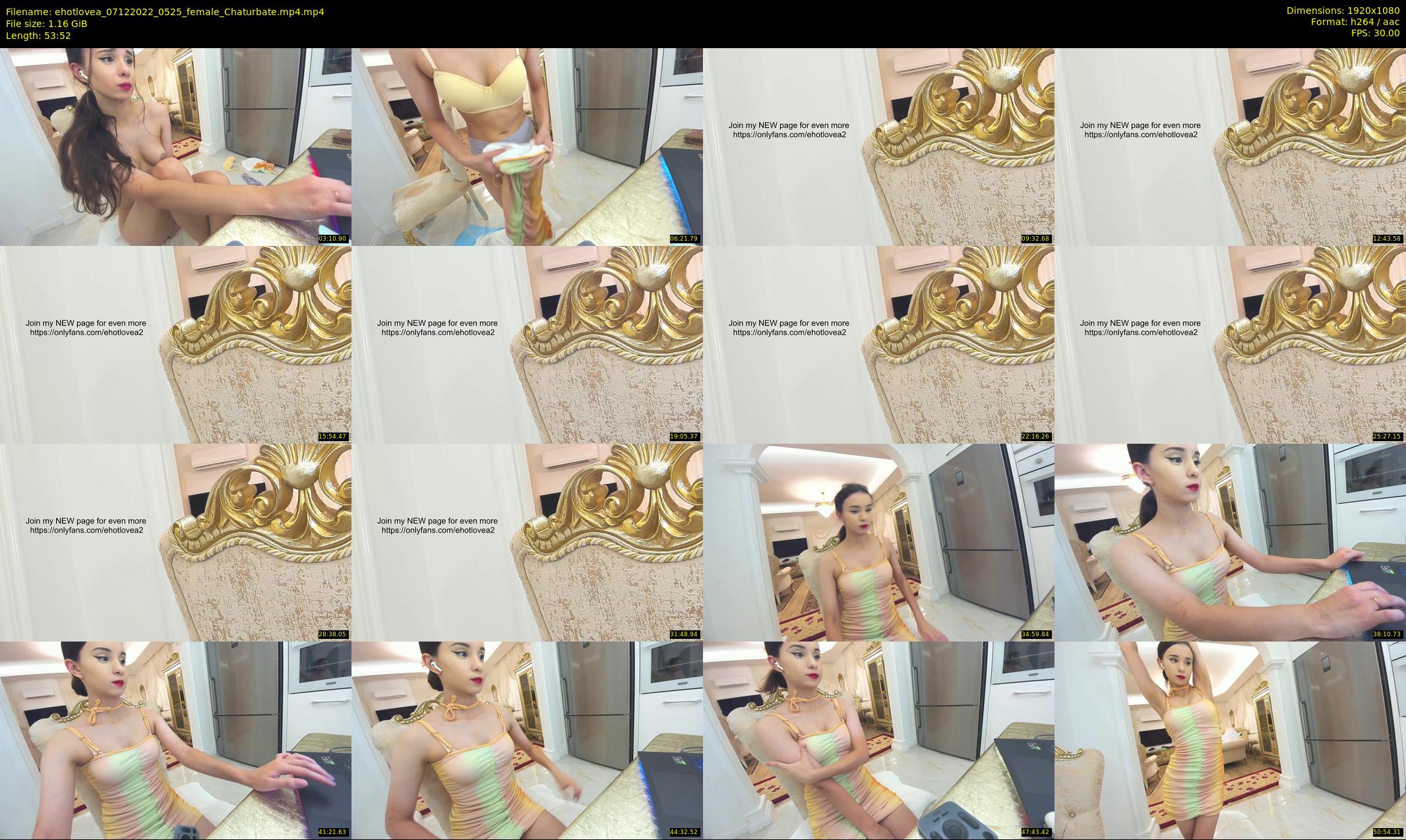 ehotlovea — 54 minute Chaturbate female cam show recording, 1080p, Dec 7, 2022