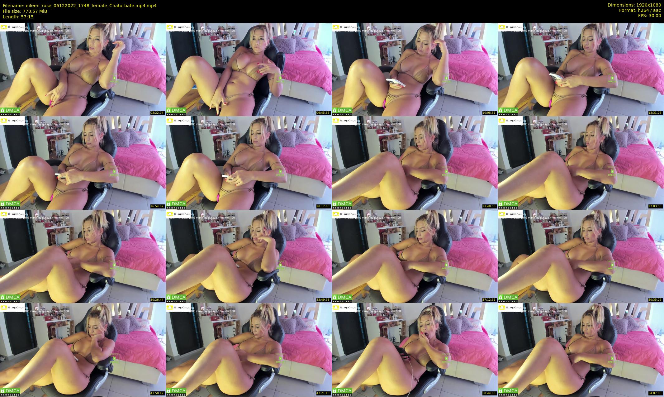 eileen_rose — 58 minute Chaturbate female cam show recording, 1080p, Dec 6, 2022