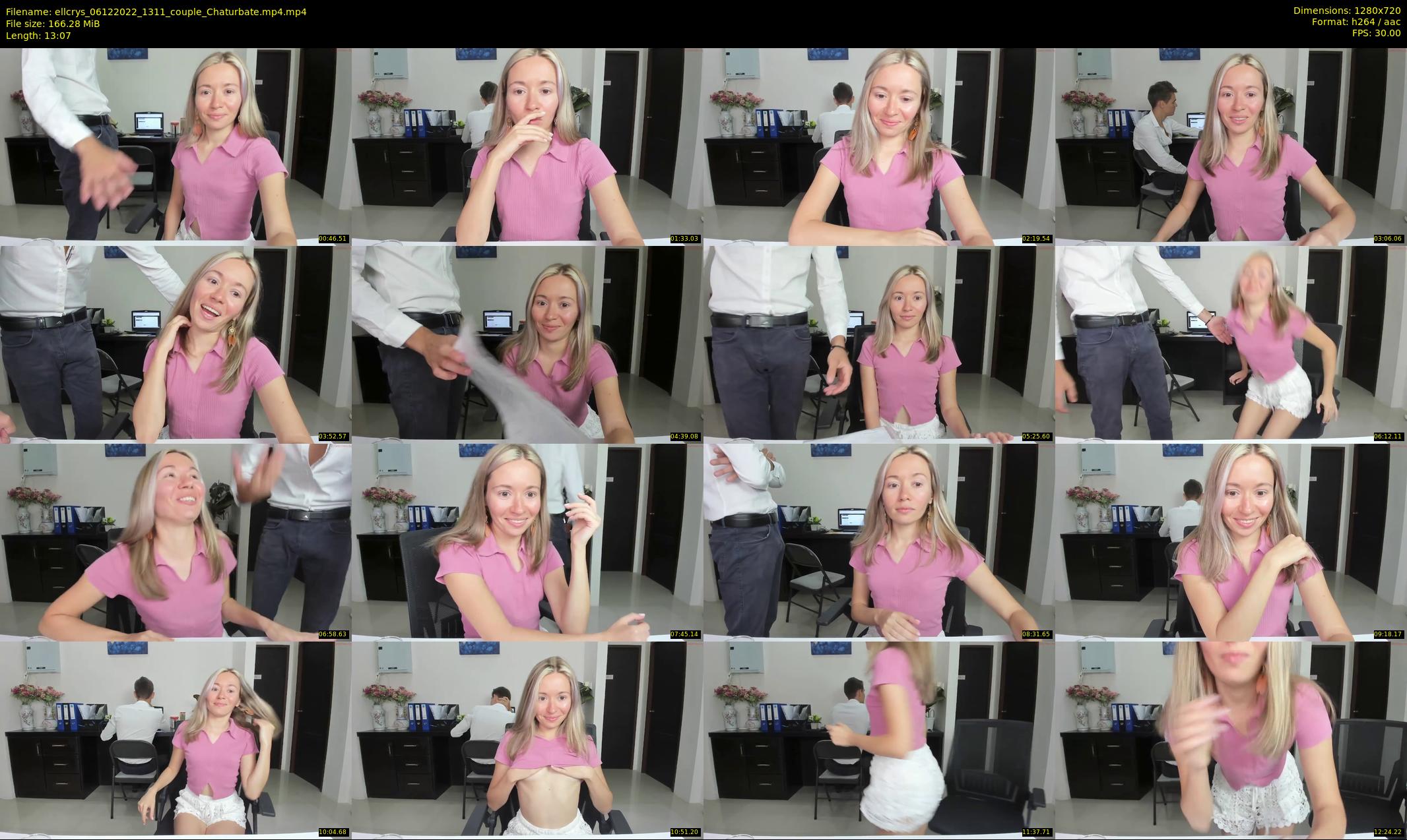ellcrys — 14 minute Chaturbate couple cam show recording, 720p, Dec 6, 2022