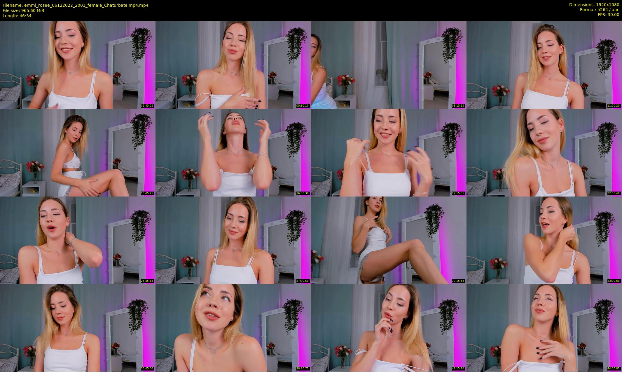 emmi_rosee — 47 minute Chaturbate female cam show recording, 1080p, Dec 6, 2022