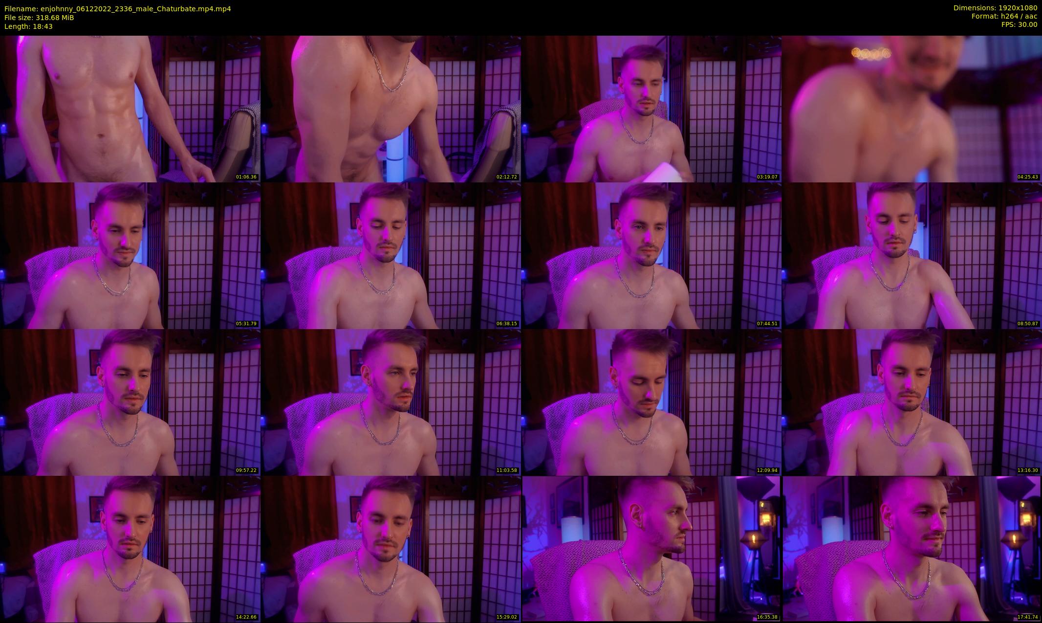 enjohnny — 19 minute Chaturbate male cam show recording, 1080p, Dec 6, 2022