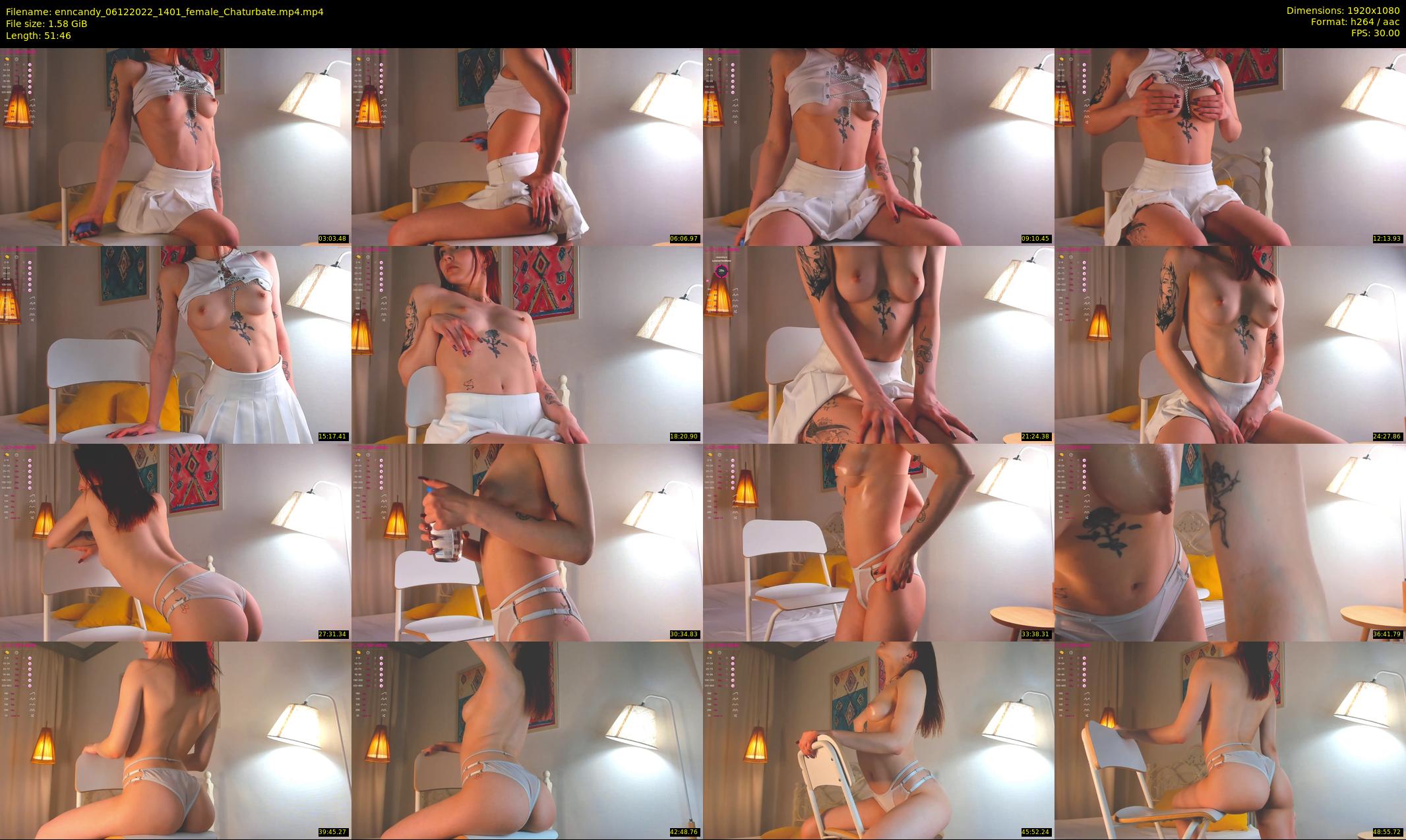 enncandy — 52 minute Chaturbate female cam show recording, 1080p, Dec 6, 2022