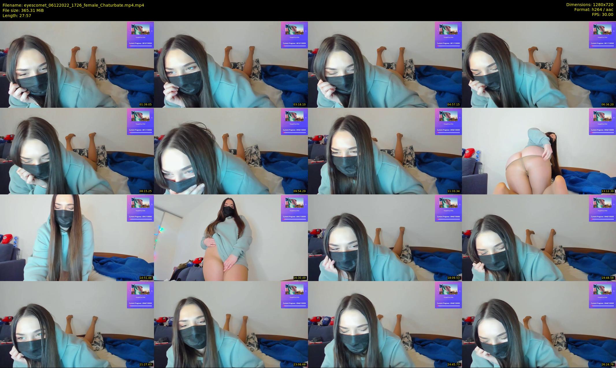 eyescomet — 28 minute Chaturbate female cam show recording, 720p, Dec 6, 2022