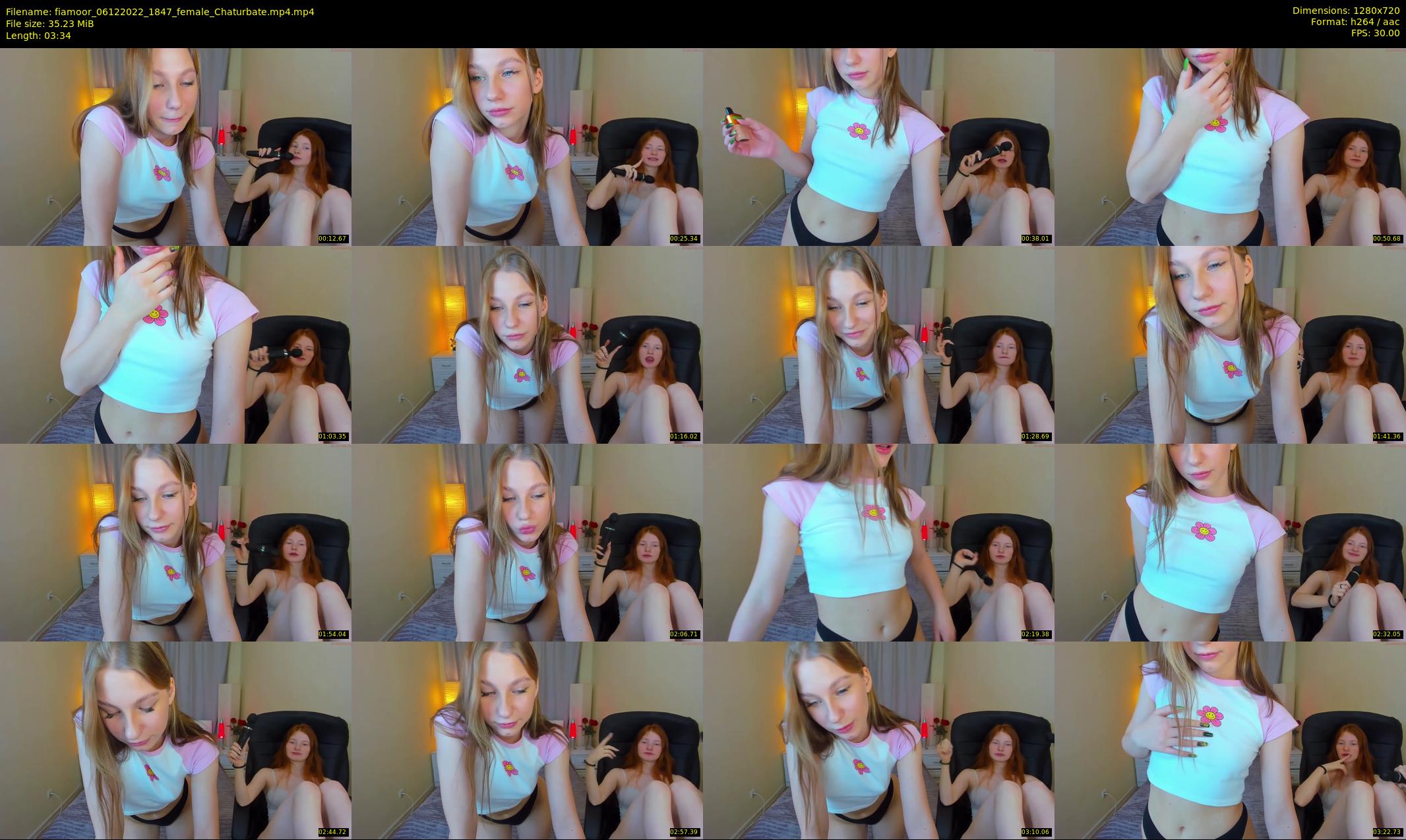 fiamoor — 4 minute Chaturbate female cam show recording, 720p, Dec 6, 2022